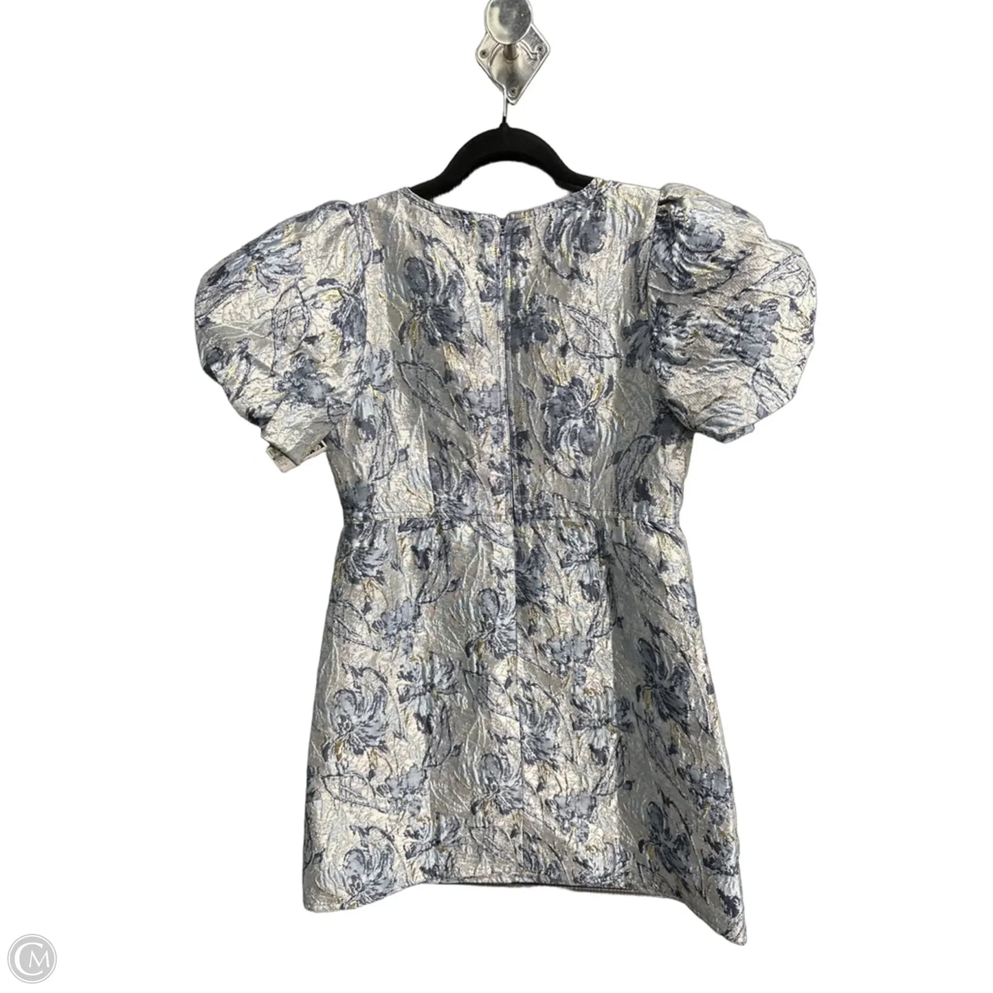 Dress Casual Short By Adelyn Rae In Blue & Silver, Size: S