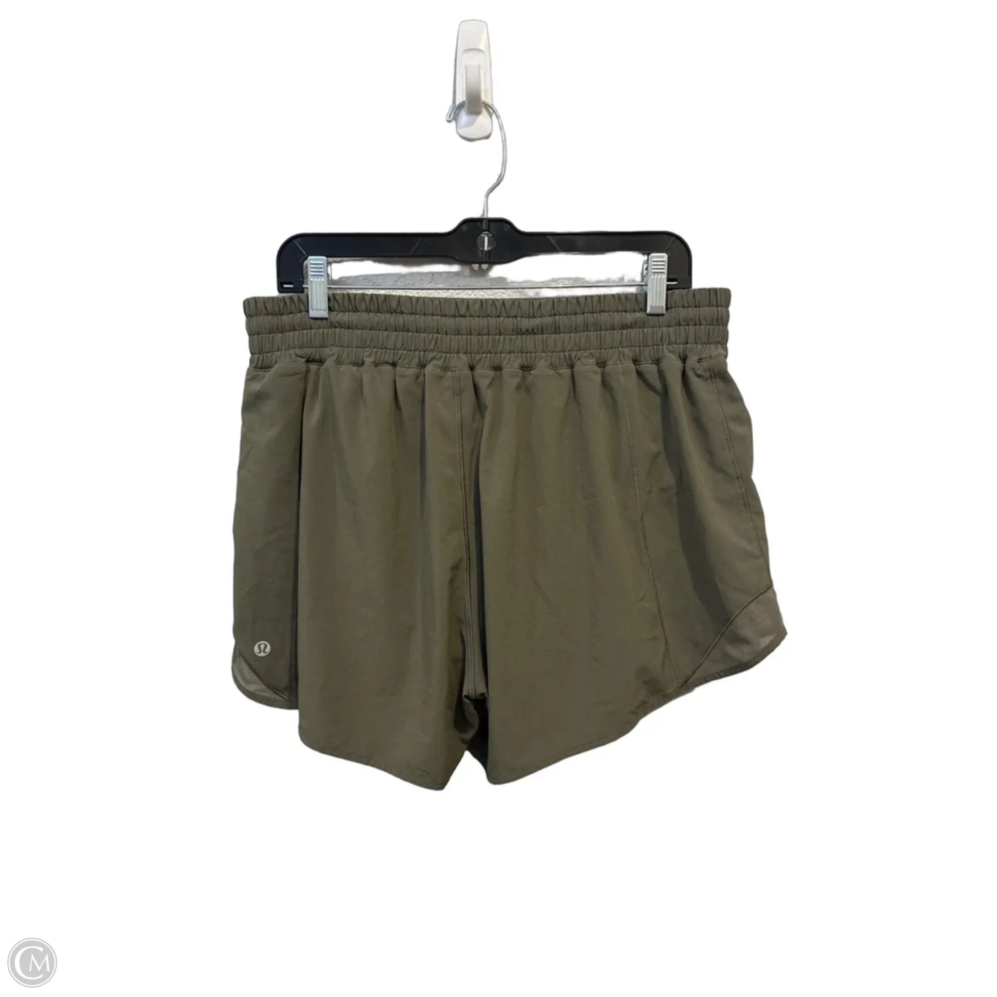 Athletic Shorts By Lululemon In Green, Size: L