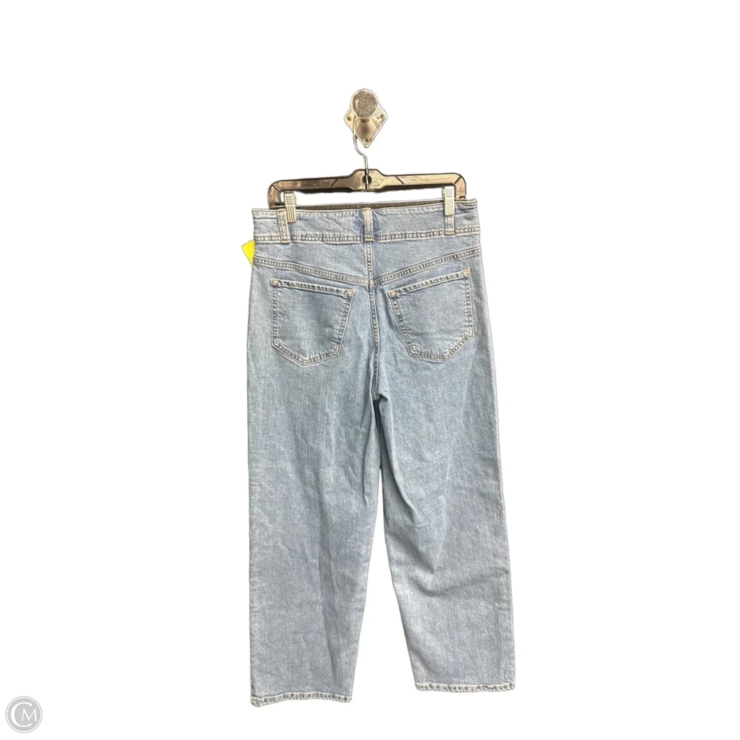 Jeans Wide Leg By Banana Republic In Blue Denim, Size: 10