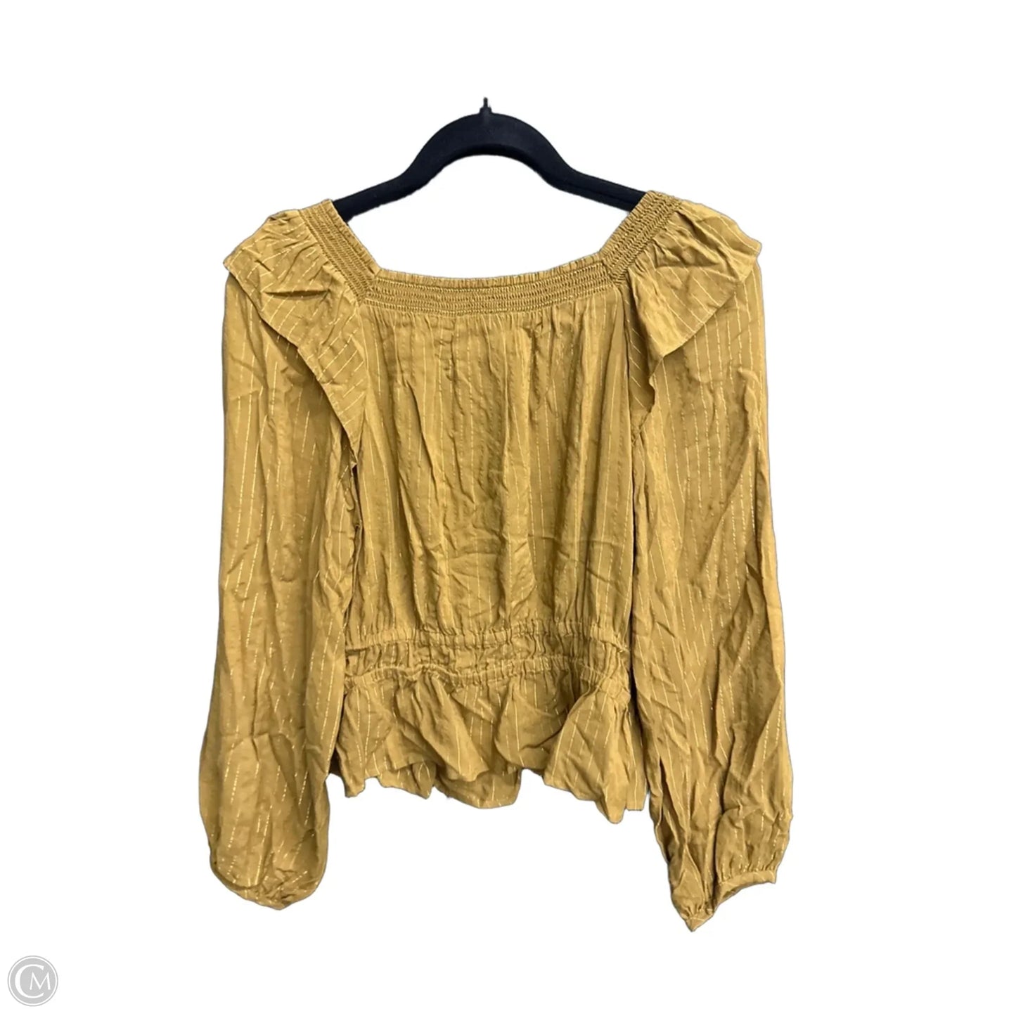 Top Long Sleeve By Universal Thread In Green, Size: S