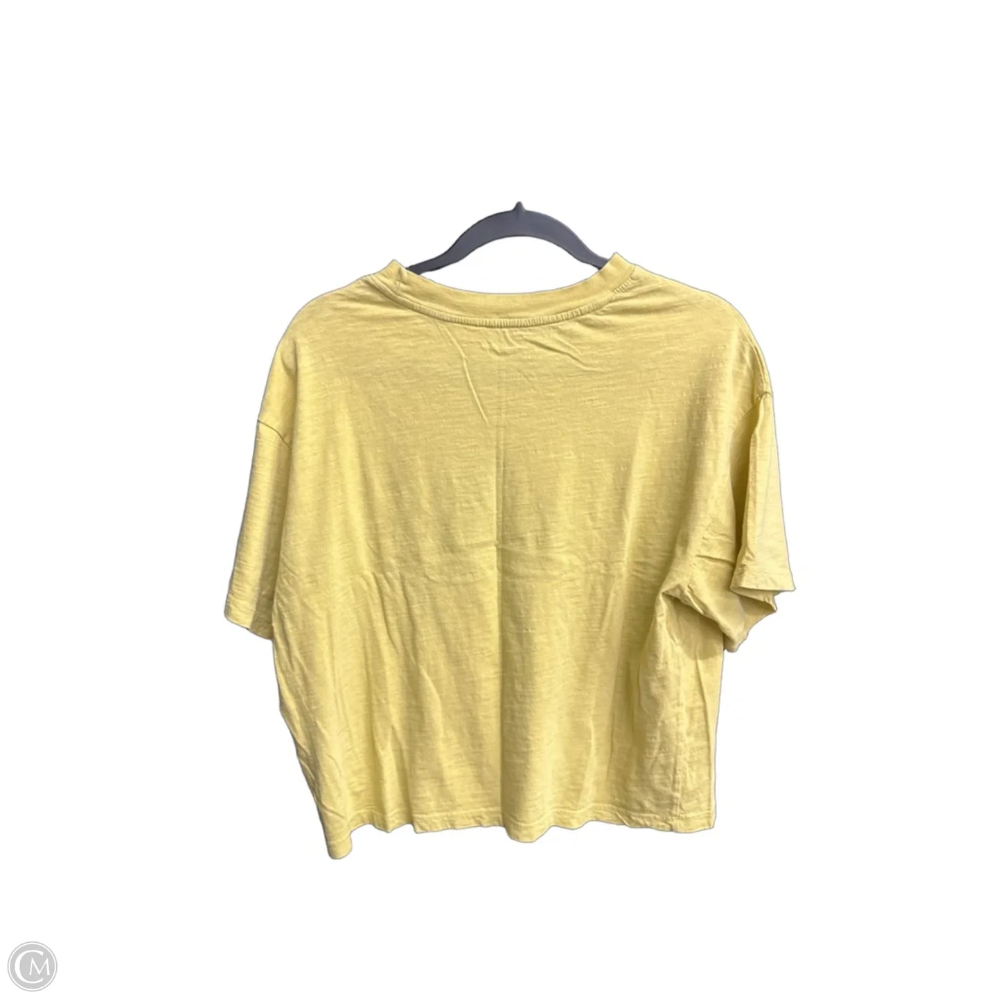 Top Short Sleeve By Universal Thread In Yellow, Size: L