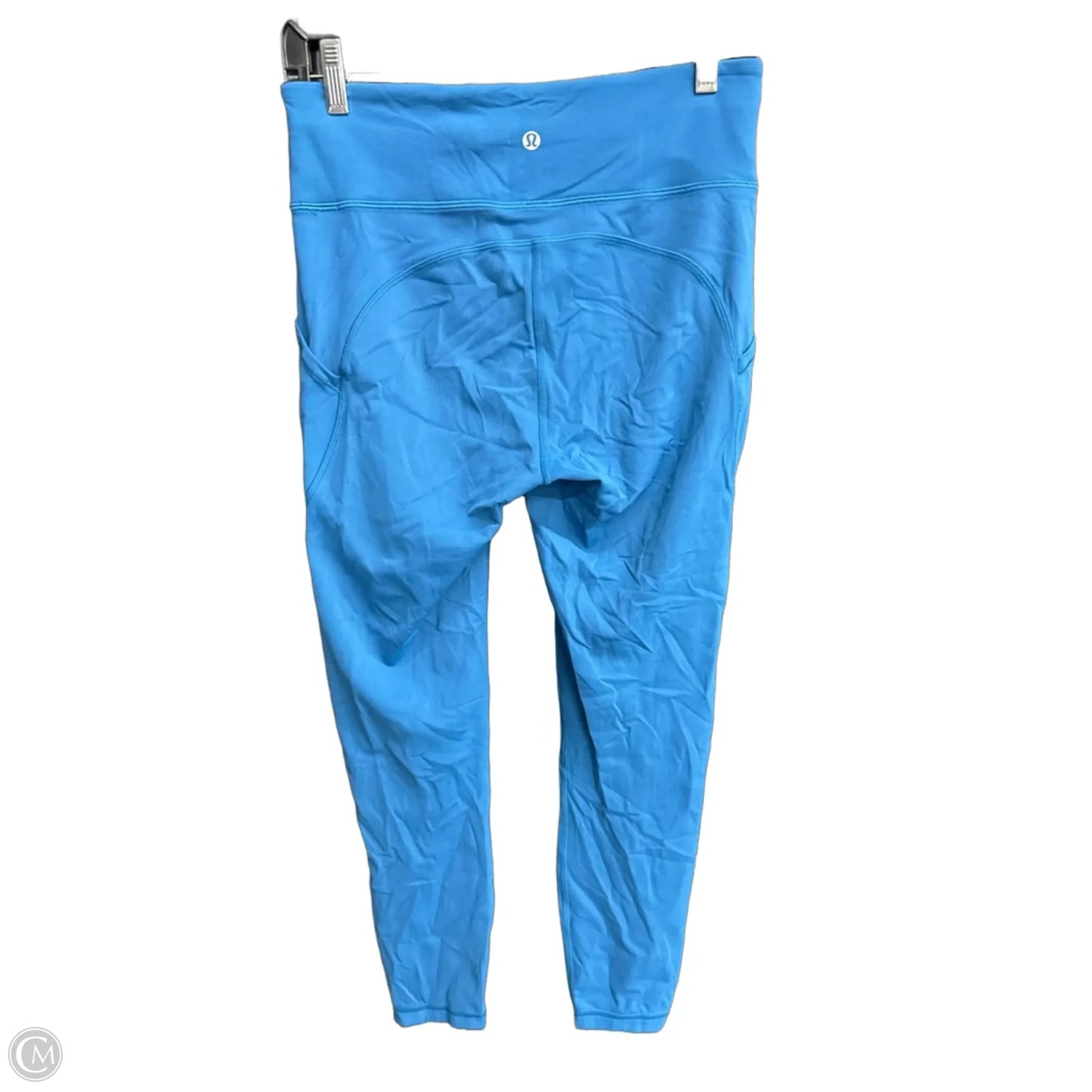 Athletic Leggings By Lululemon In Blue, Size: 8