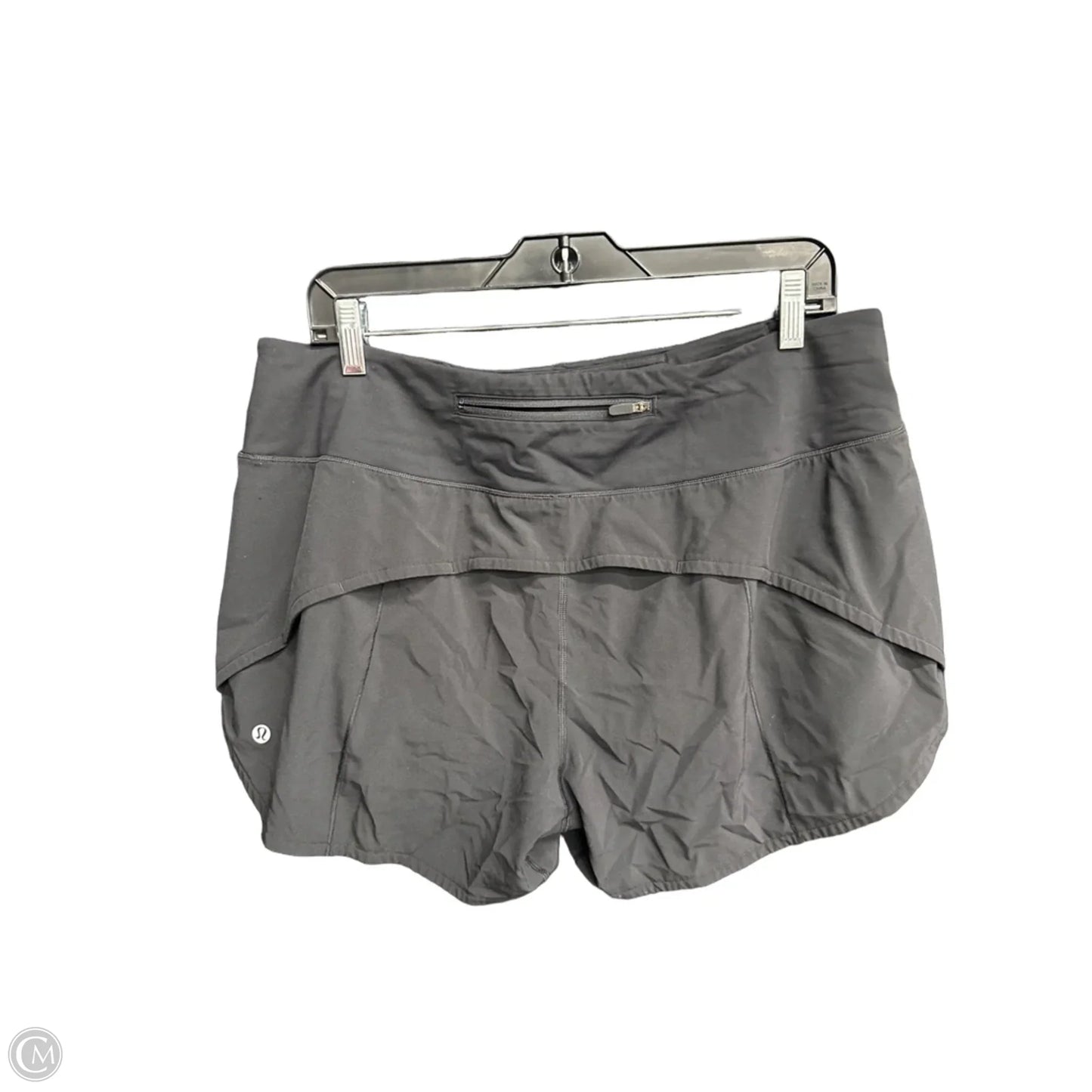 Athletic Shorts By Lululemon In Black, Size: 12