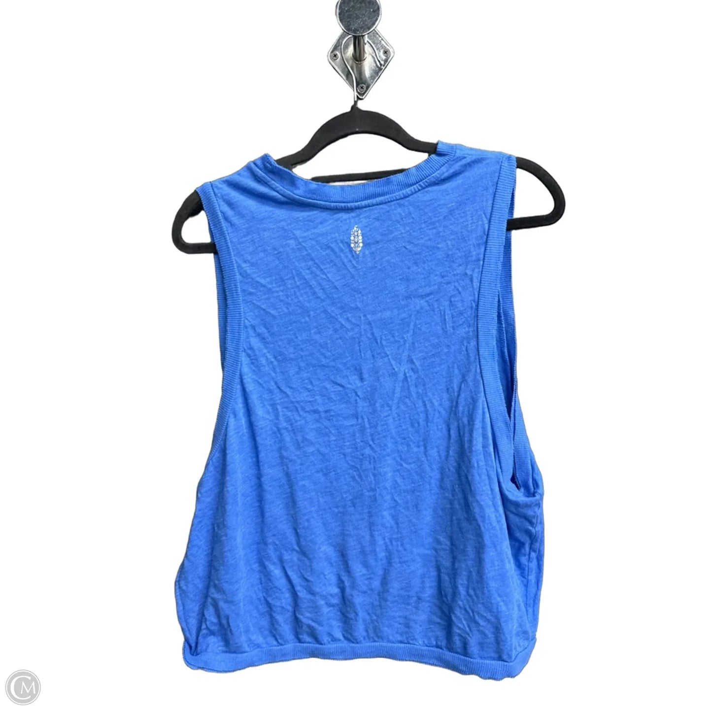 Athletic Top Short Sleeve By Free People In Blue, Size: L