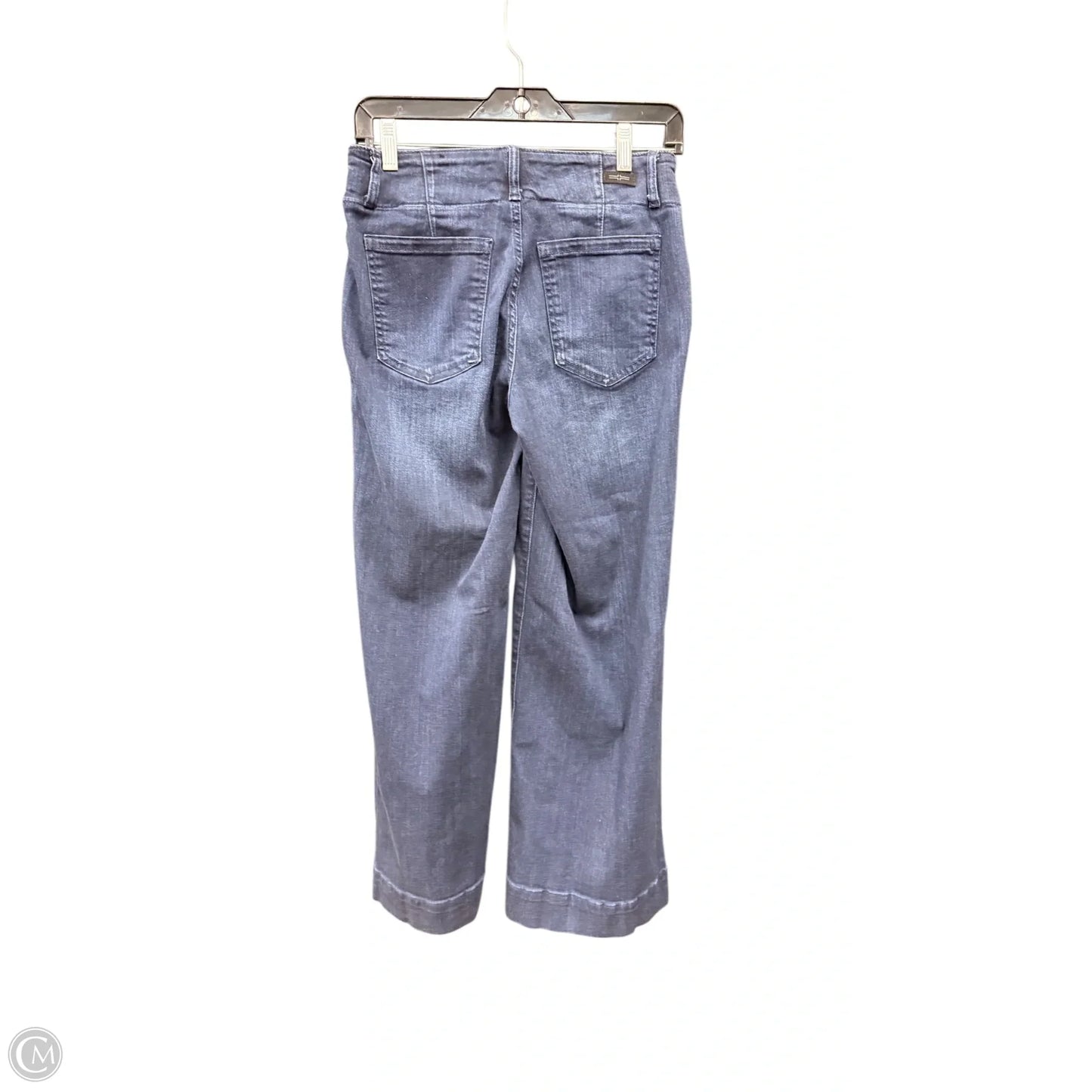 Jeans Wide Leg By Liverpool In Blue Denim, Size: 4
