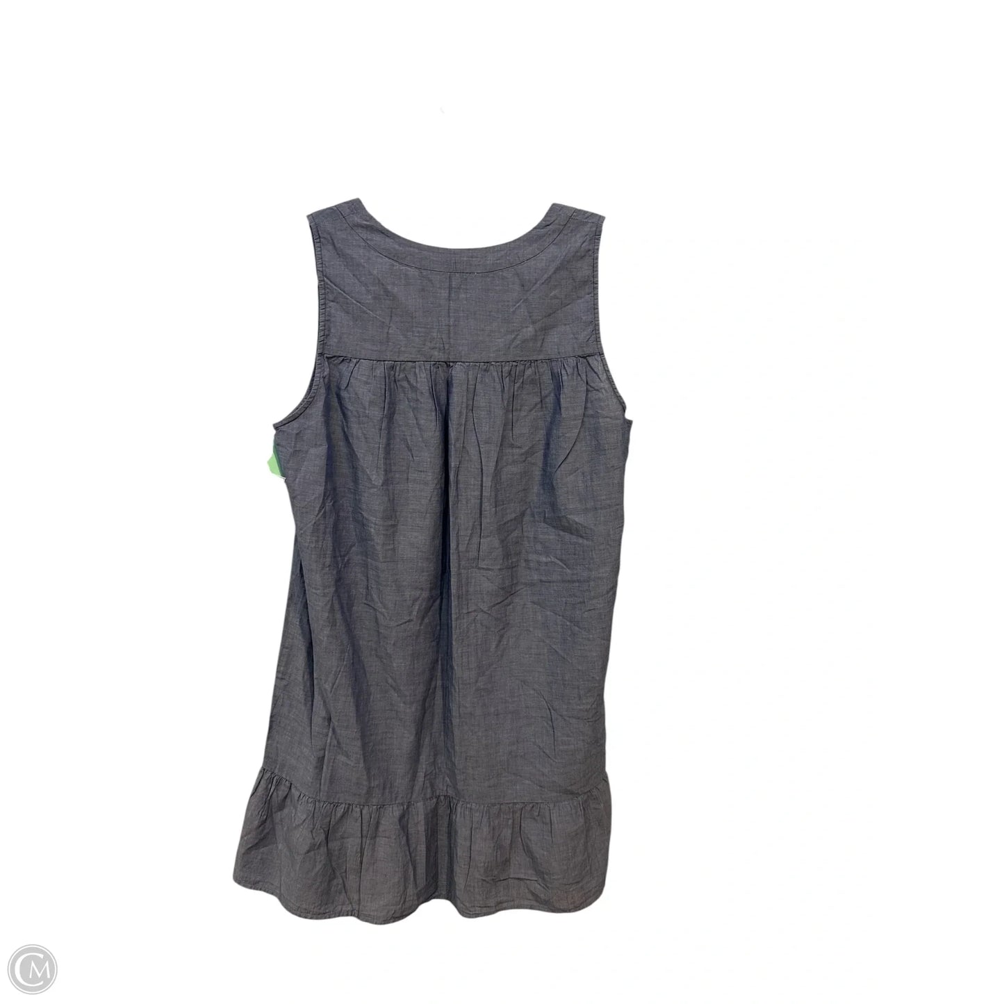 Dress Casual Midi By J. Crew In Blue Denim, Size: L