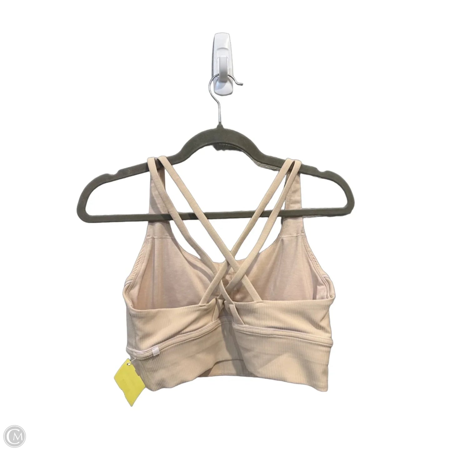 Athletic Bra By Lululemon In Cream, Size: M