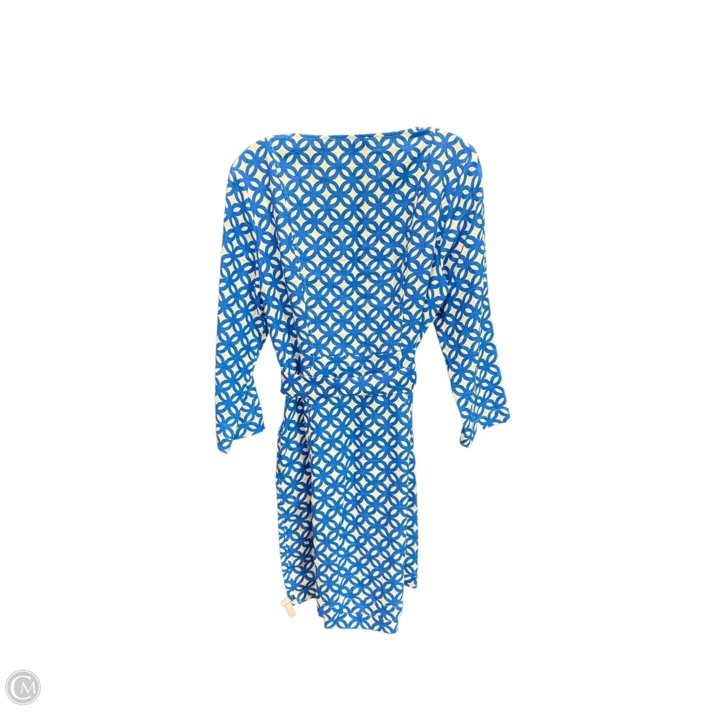 Dress Casual Short By Boden In Blue & White, Size: M