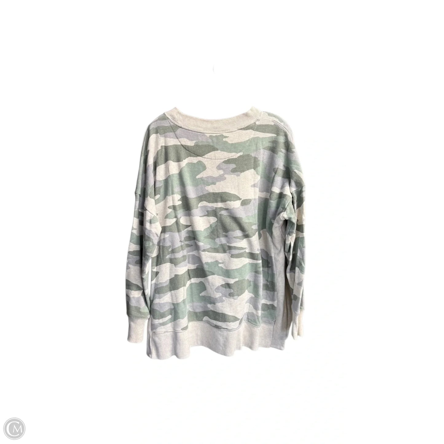 Sweatshirt Crewneck By Aerie In Camouflage Print, Size: L