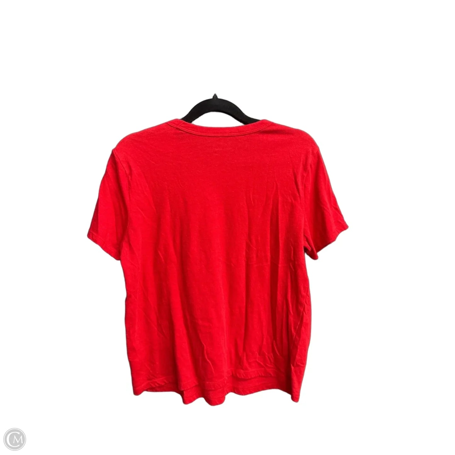 Top Short Sleeve Basic By Old Navy In Red, Size: S