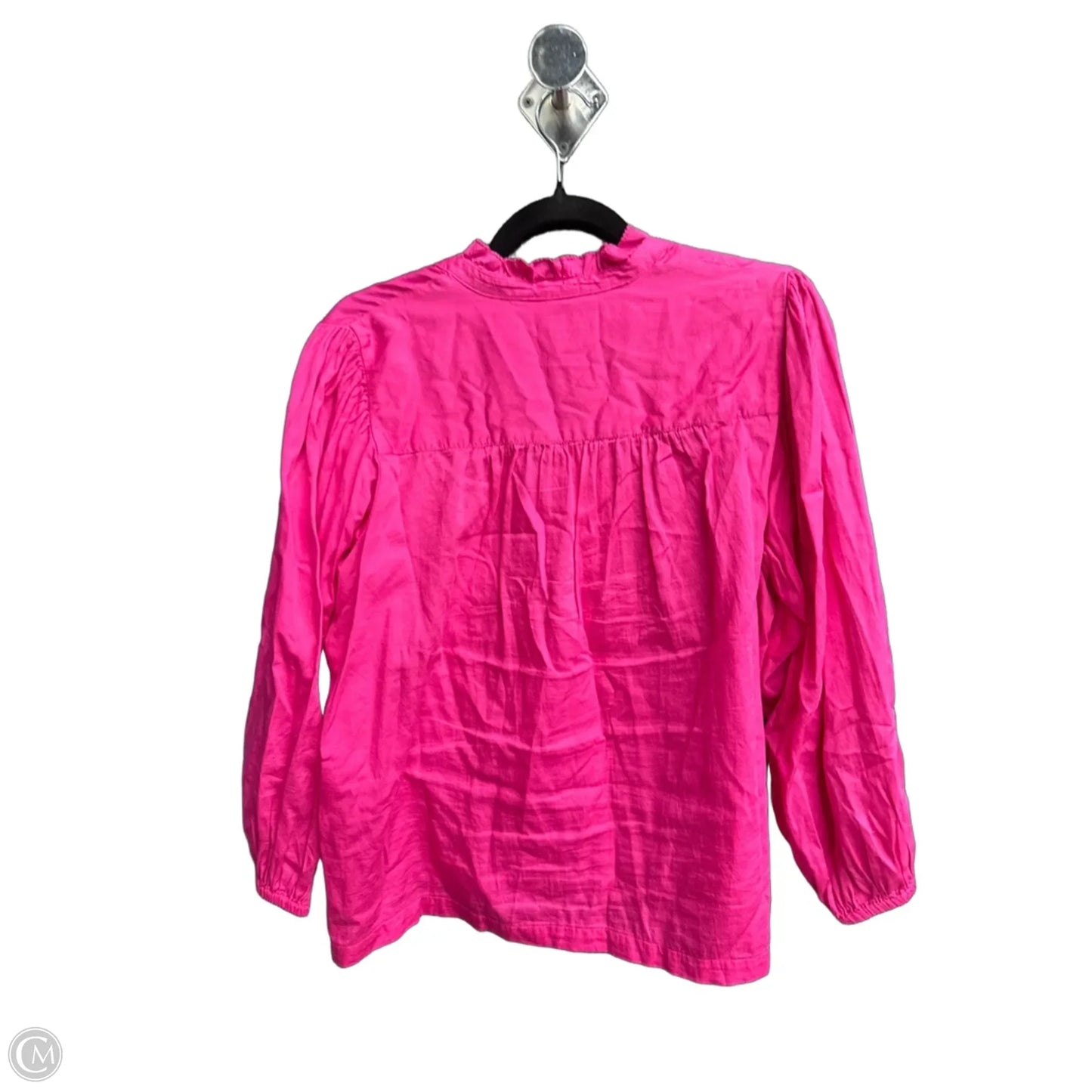 Top Long Sleeve By Gap In Pink, Size: L
