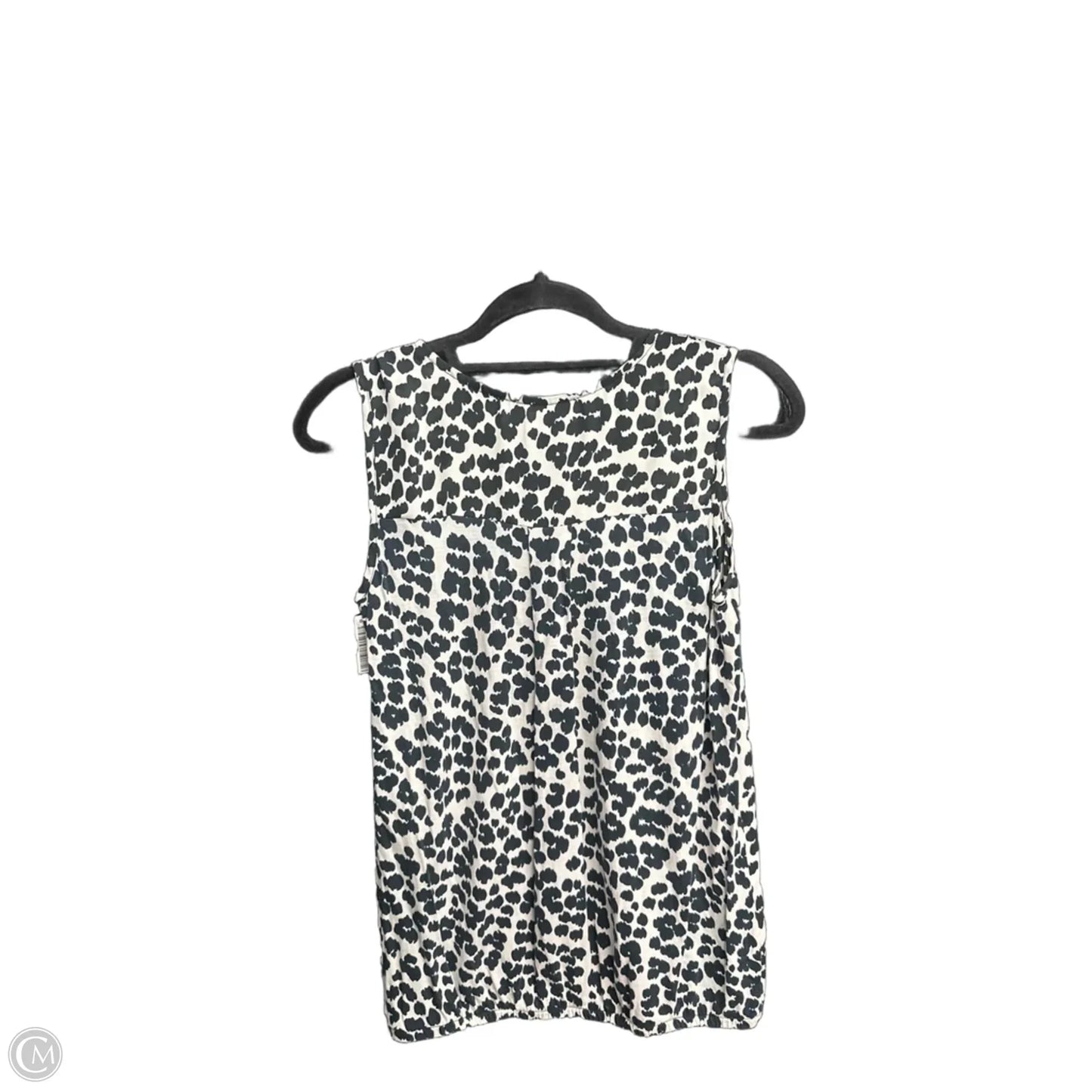 Top Sleeveless By Loft In Animal Print, Size: Xs