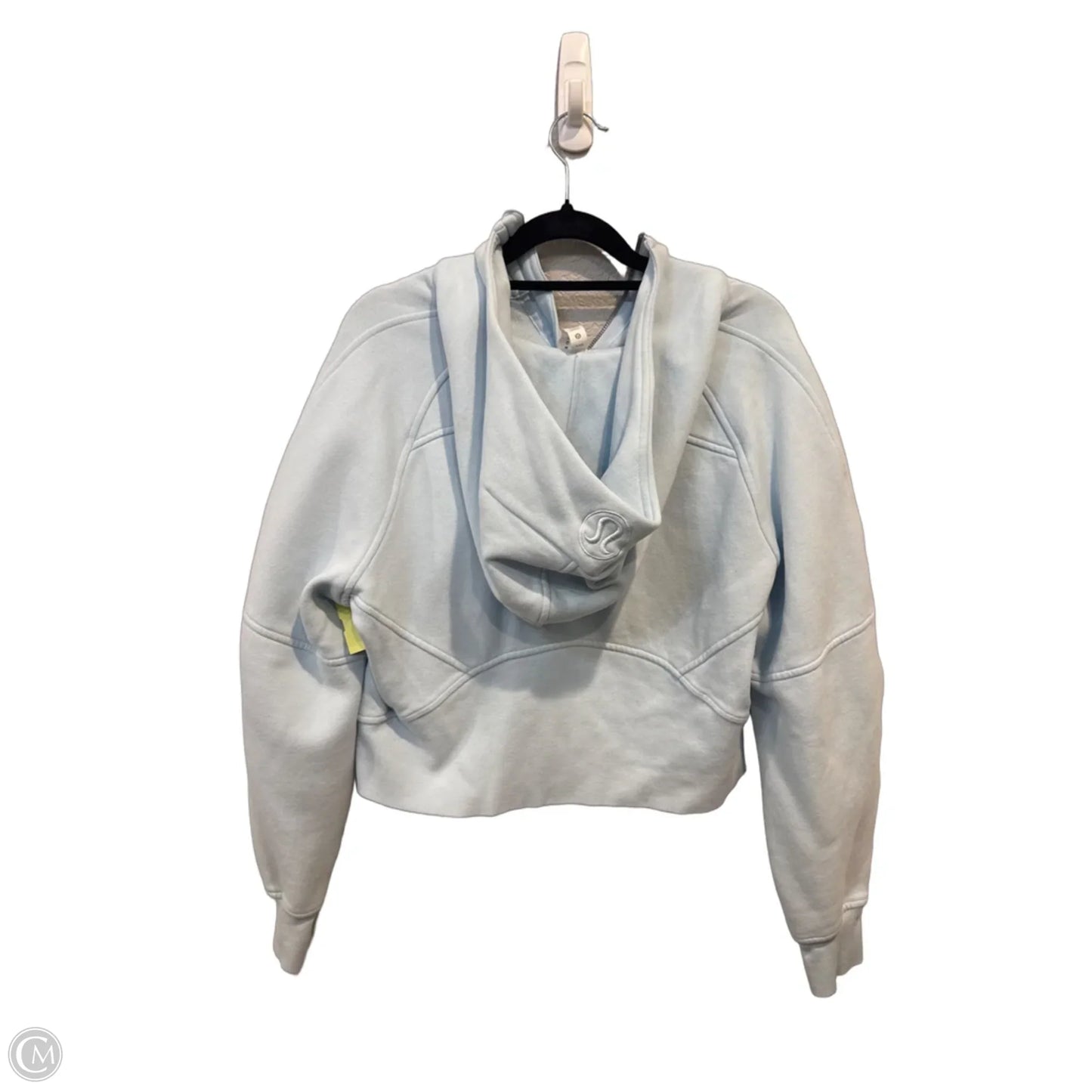 Athletic Sweatshirt Hoodie By Lululemon In Blue, Size: Xs