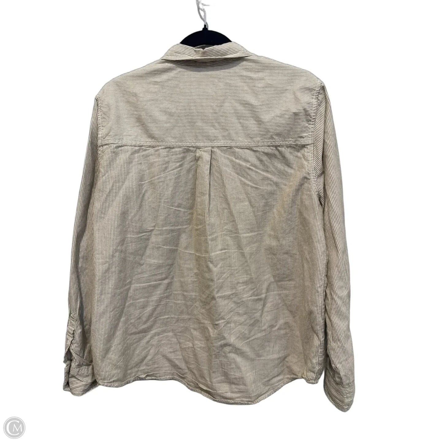 Top Long Sleeve By Universal Thread In Striped Pattern, Size: L