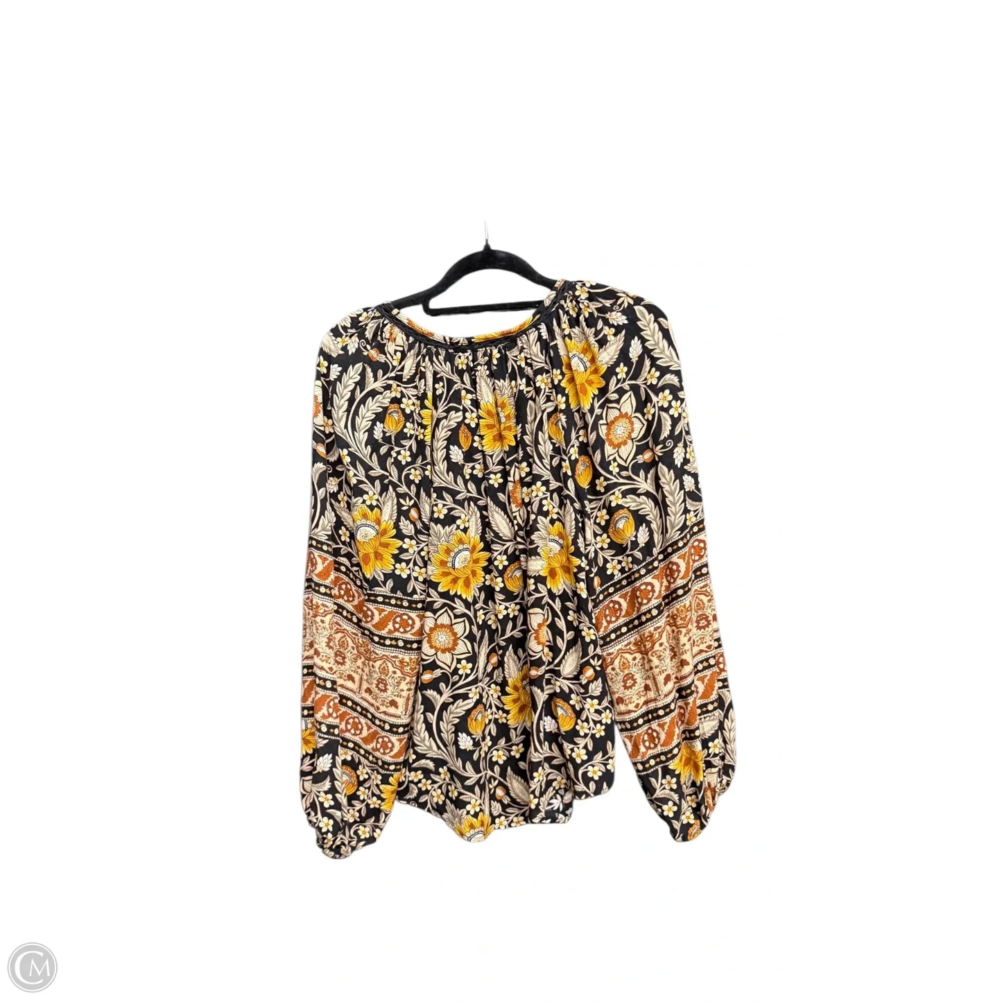 Top Long Sleeve By Rachel Zoe In Floral Print, Size: Xs