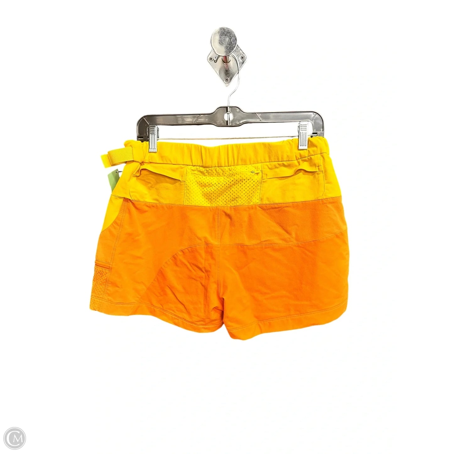 Athletic Skort By Outdoor Voices In Orange & Yellow, Size: M