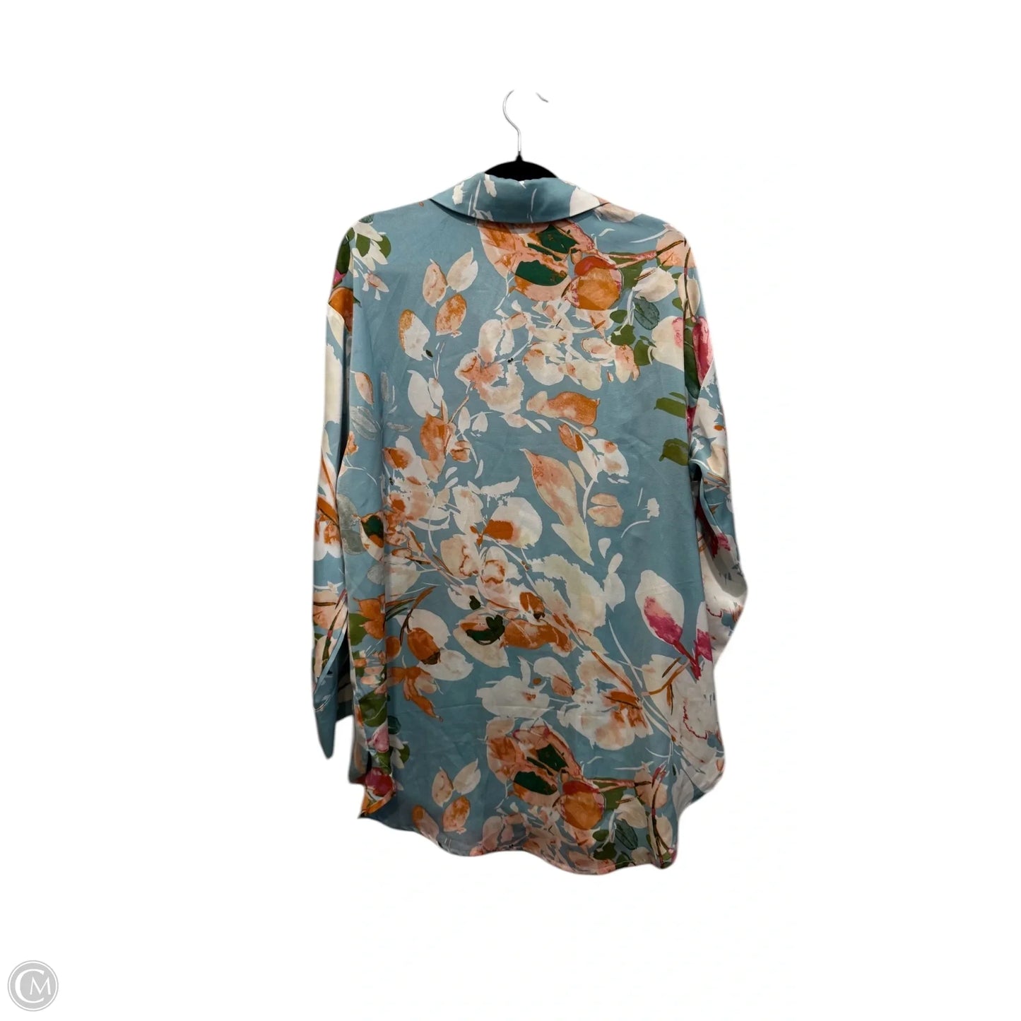 Top Long Sleeve By Entro In Floral Print, Size: S