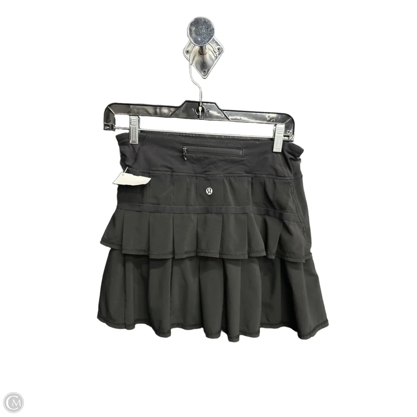 Athletic Skort By Lululemon In Black, Size: S