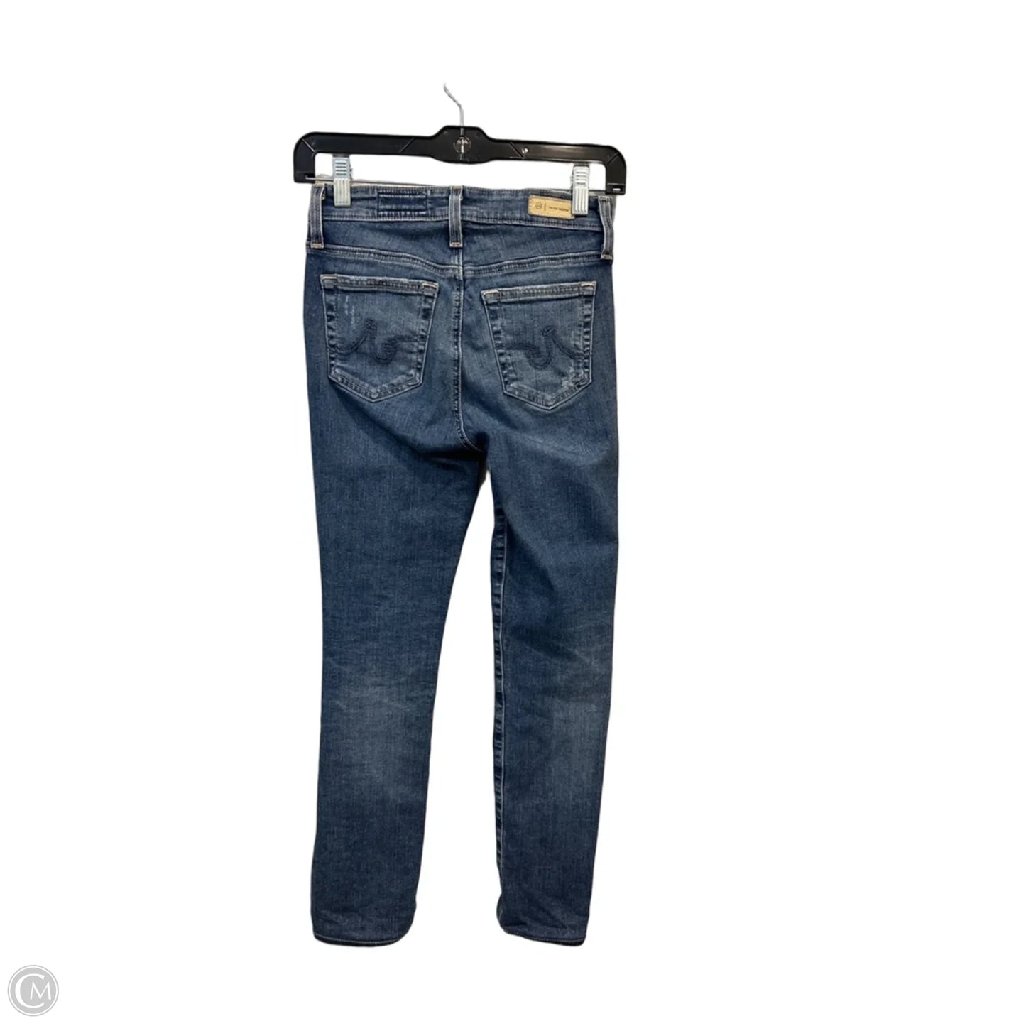Jeans Straight By American Eagle In Blue Denim, Size: 2