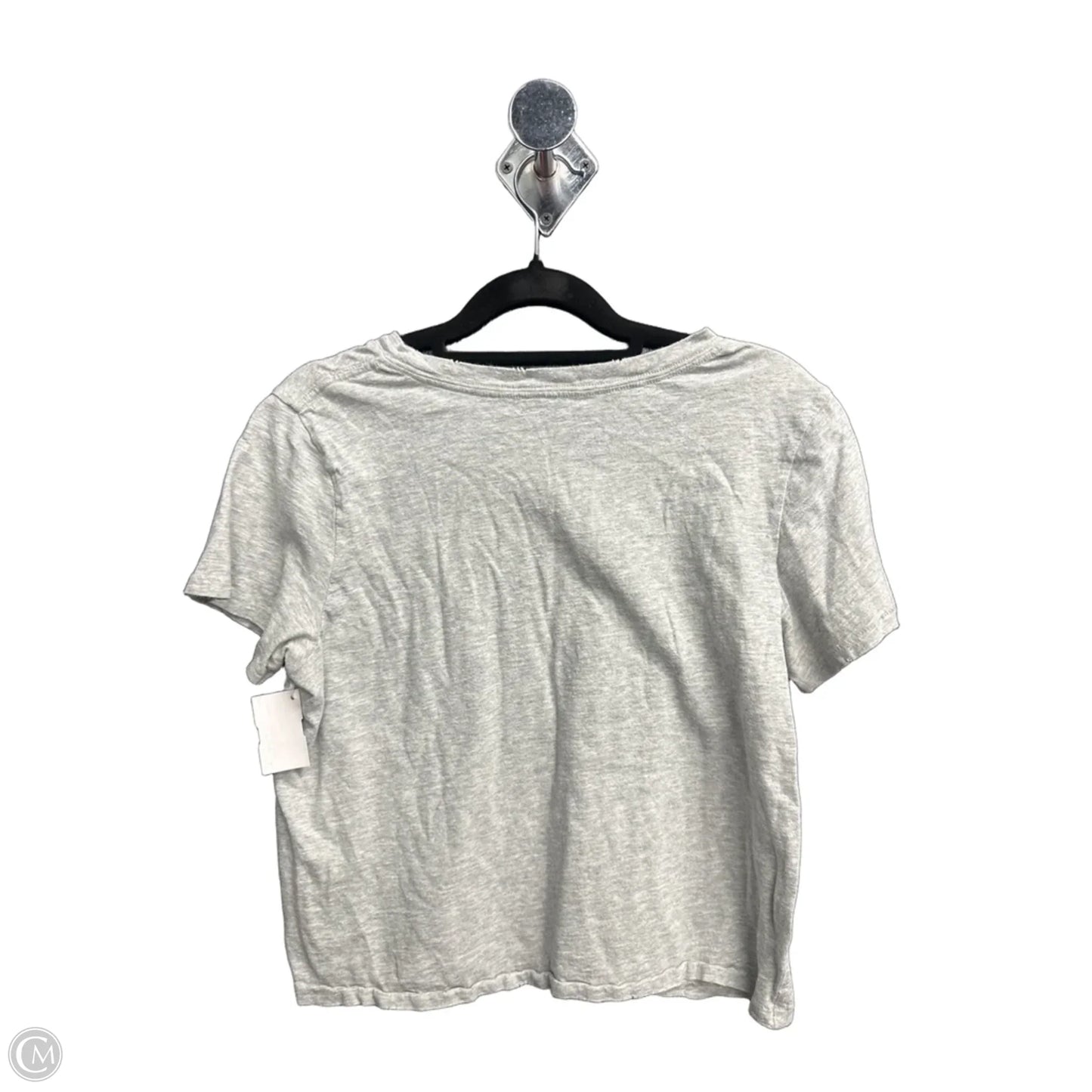 Top Short Sleeve Basic By Aerie In Grey, Size: M