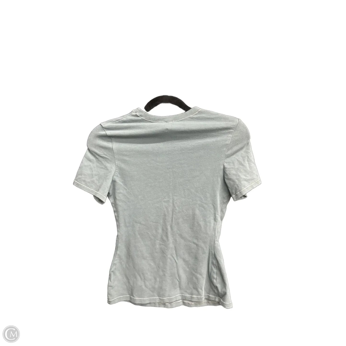 Top Short Sleeve By Skims In Green, Size: S