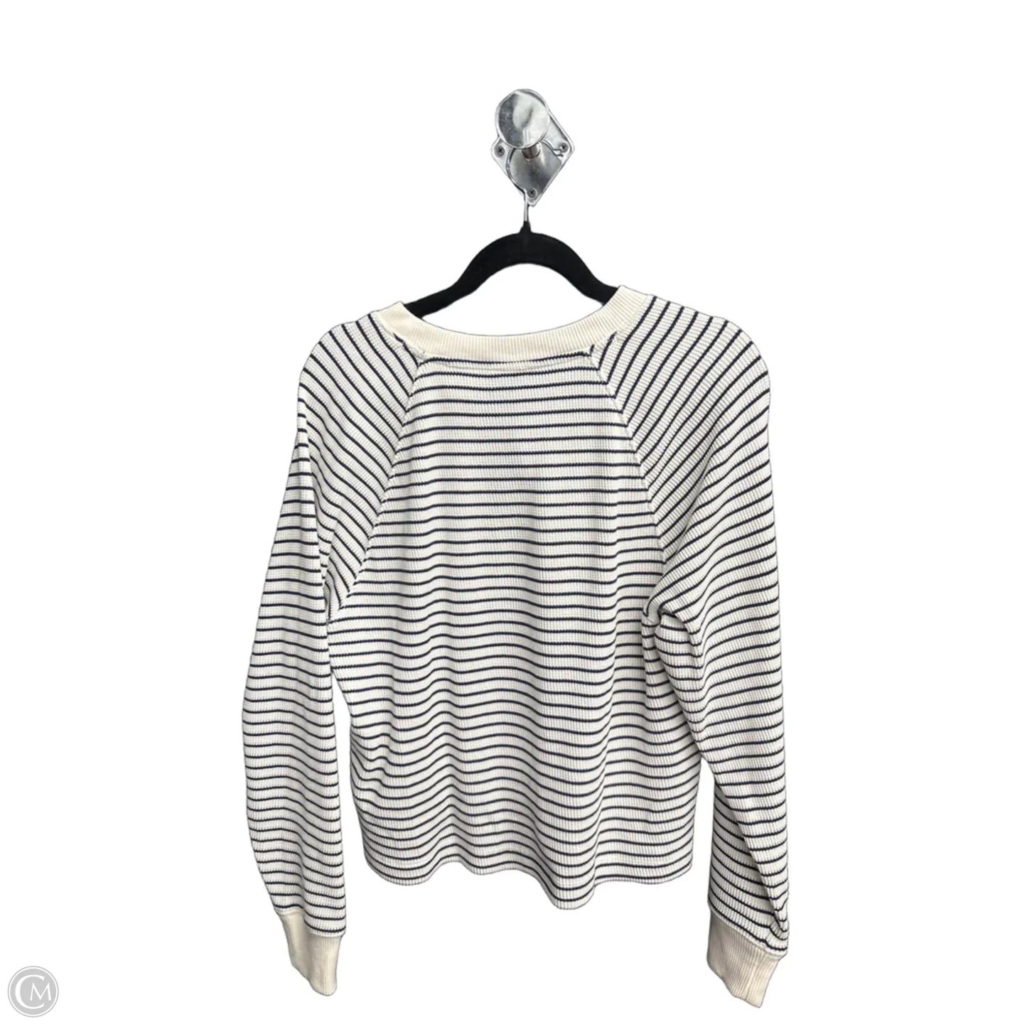 Top Long Sleeve By Levis In Striped Pattern, Size: M