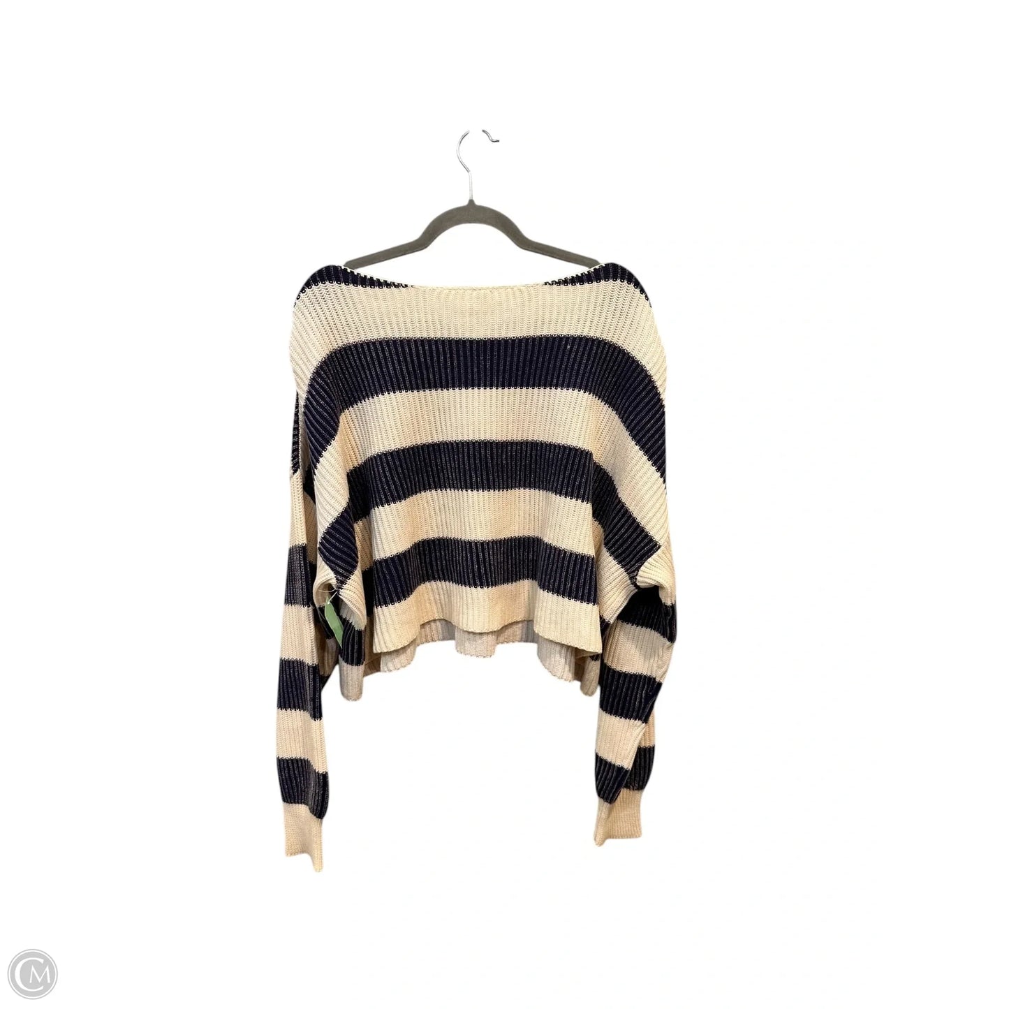 Sweater By Free People In Striped Pattern, Size: S