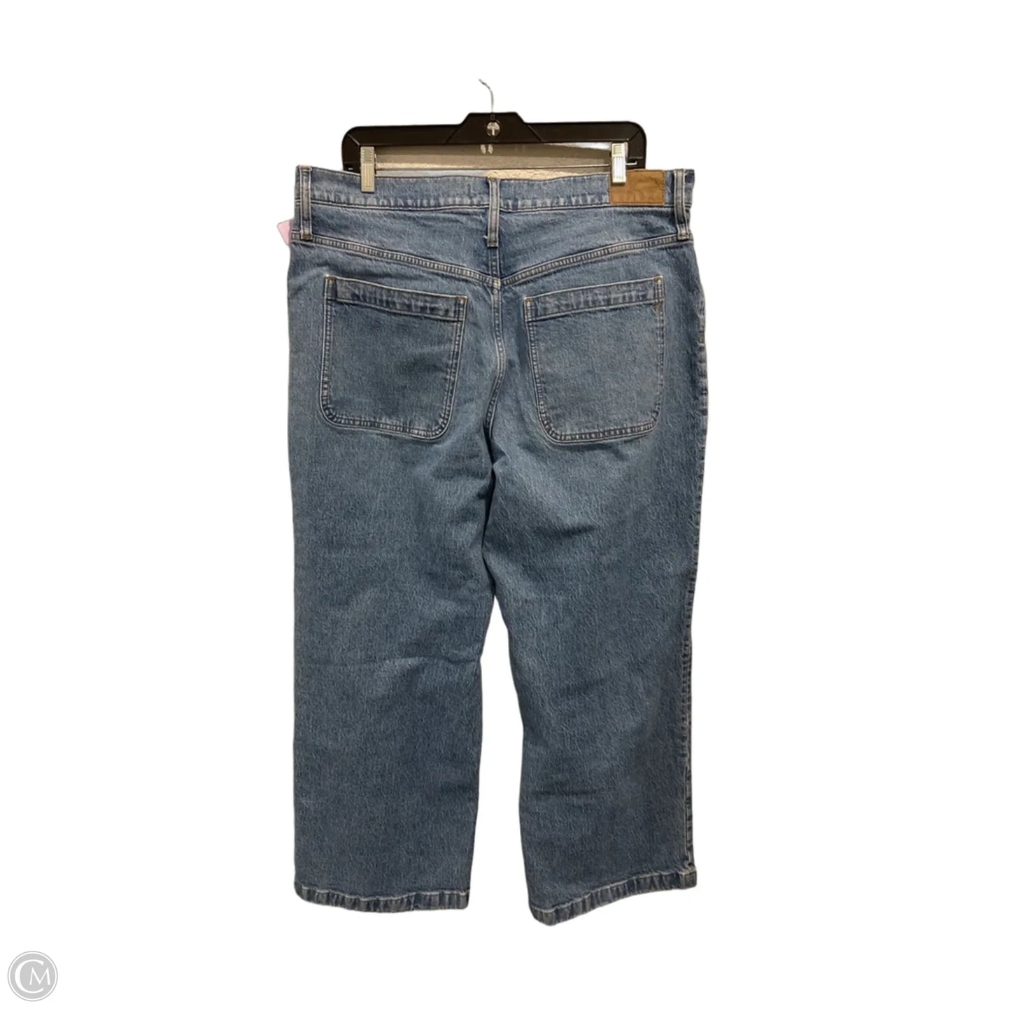 Jeans Wide Leg By Madewell In Blue, Size: 14