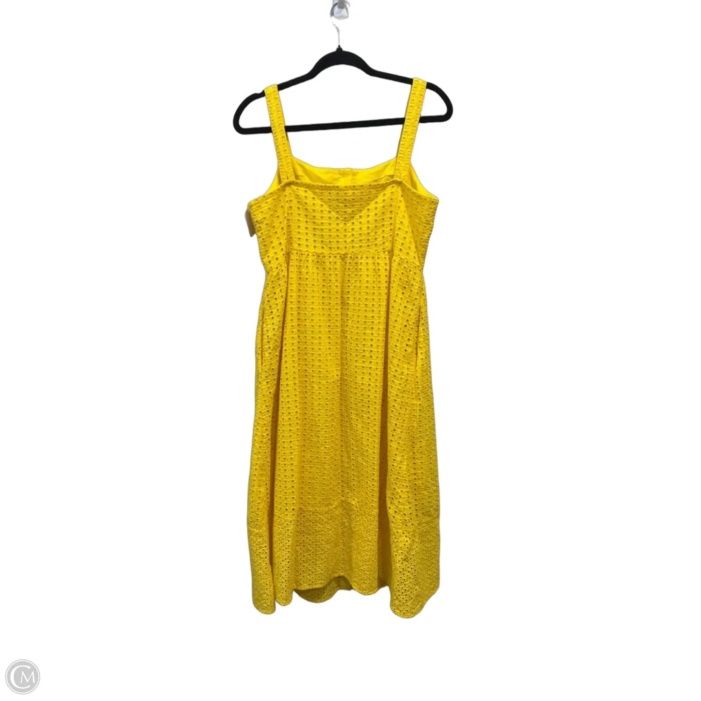Dress Casual Maxi By J. Crew In Yellow, Size: M