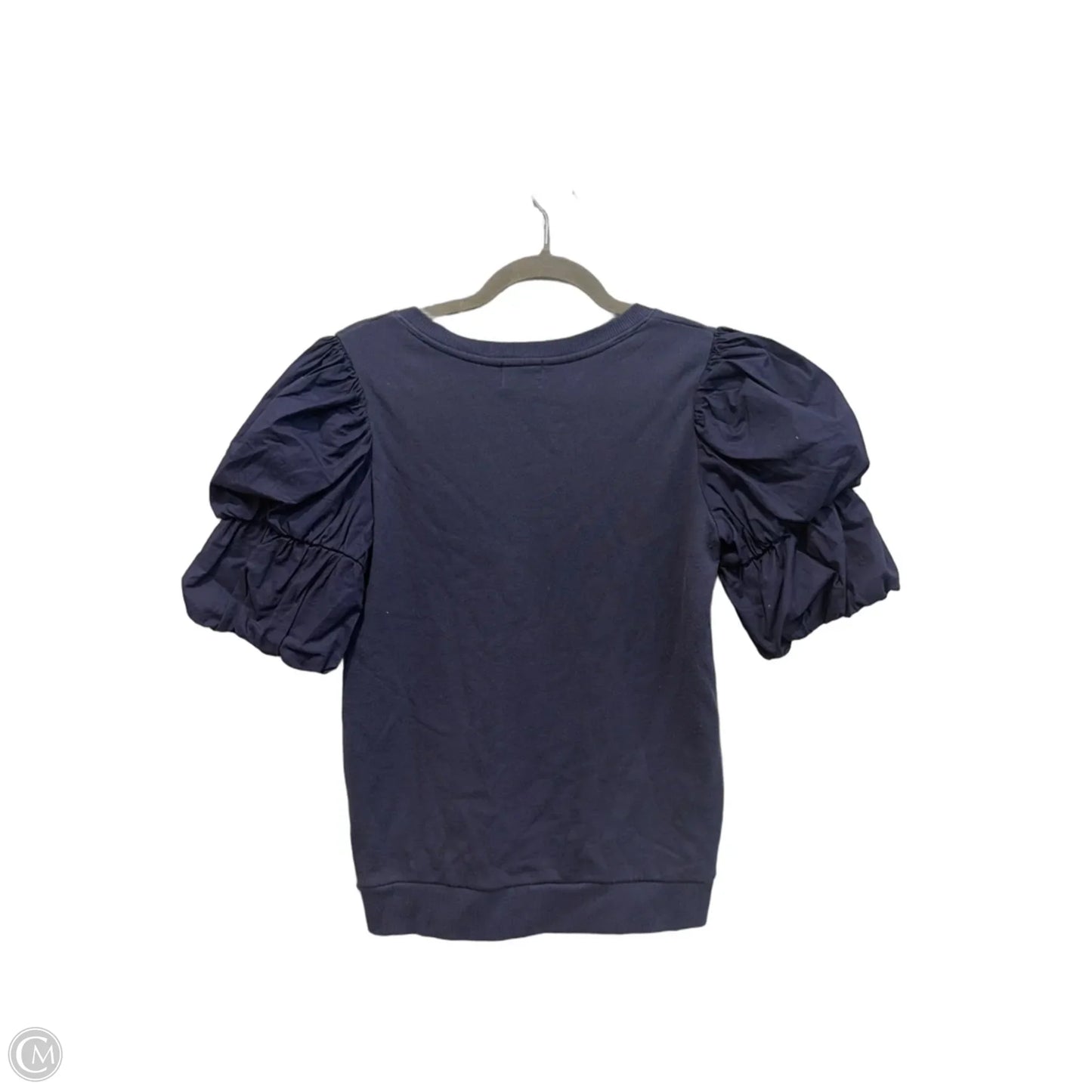 Top Short Sleeve By Nation In Navy, Size: S