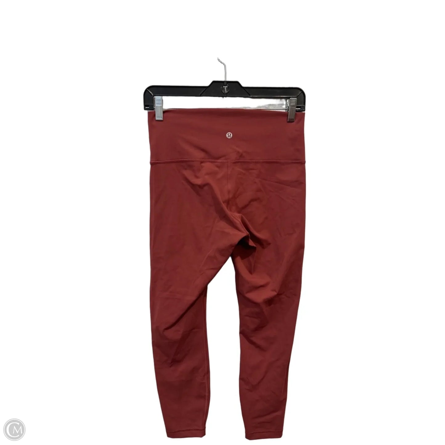 Athletic Leggings By Lululemon In Maroon, Size: M