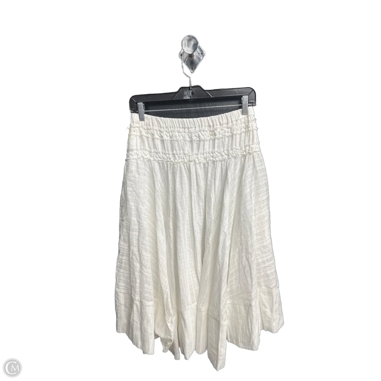 Skirt Maxi By Anthropologie In White, Size: S