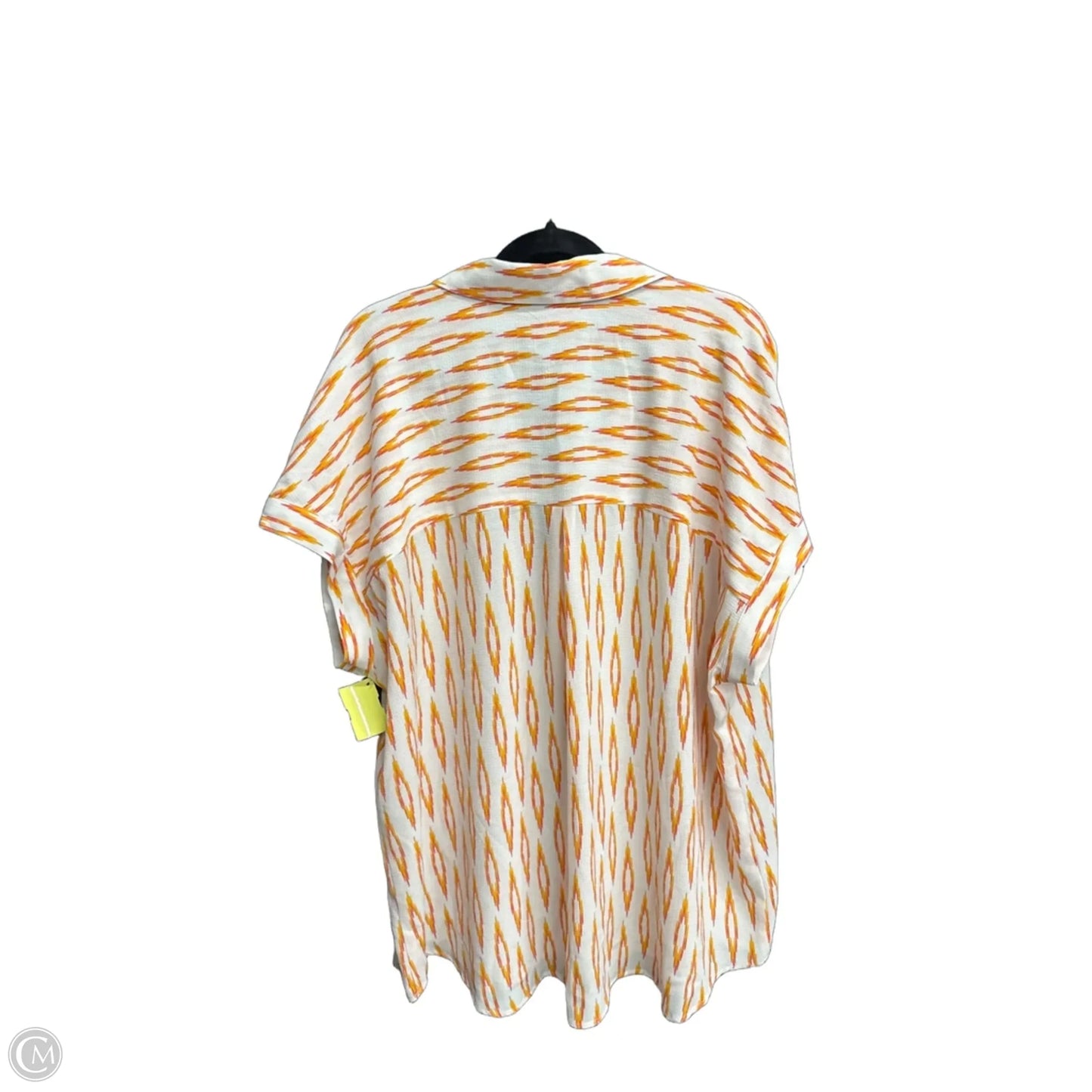 Top Sleeveless By Investments In Orange, Size: Xl