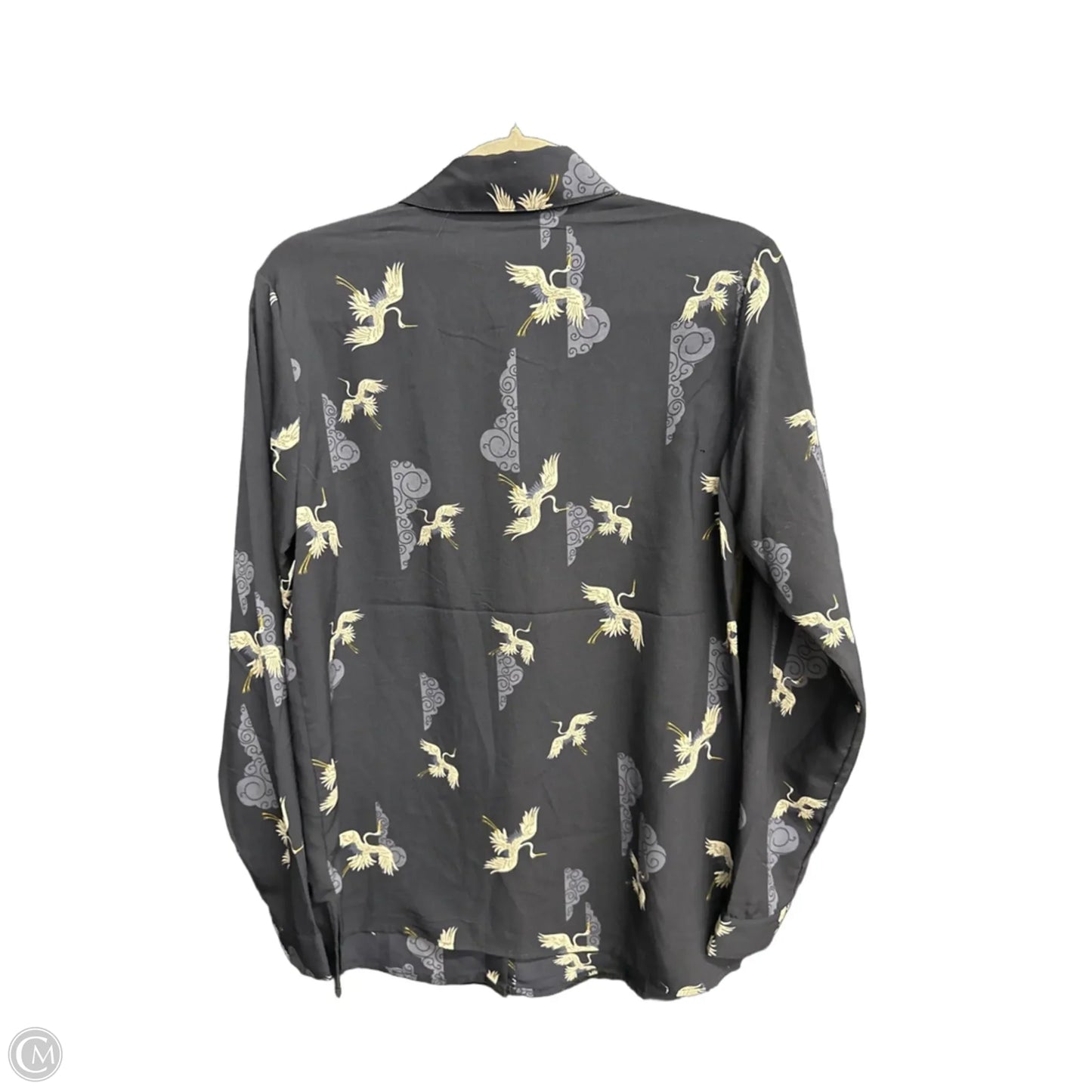 Top Long Sleeve By Tahari In Navy, Size: S
