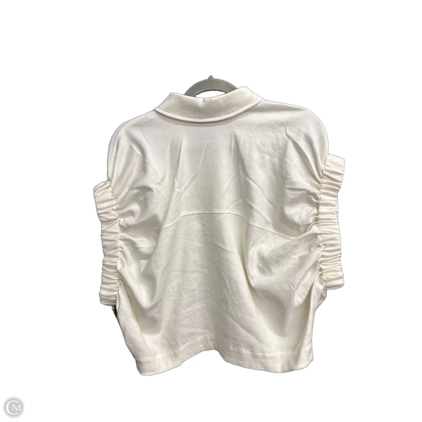 Top Sleeveless By Zara In Cream, Size: S
