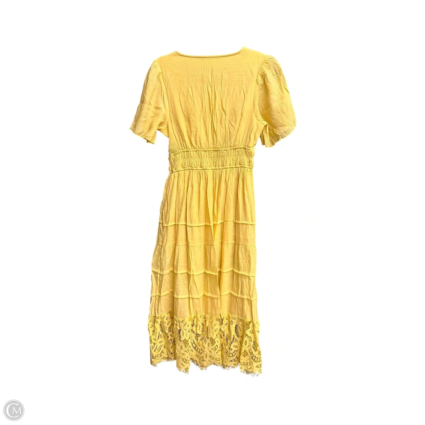 Dress Casual Maxi By Clothes Mentor In Yellow, Size: Mp