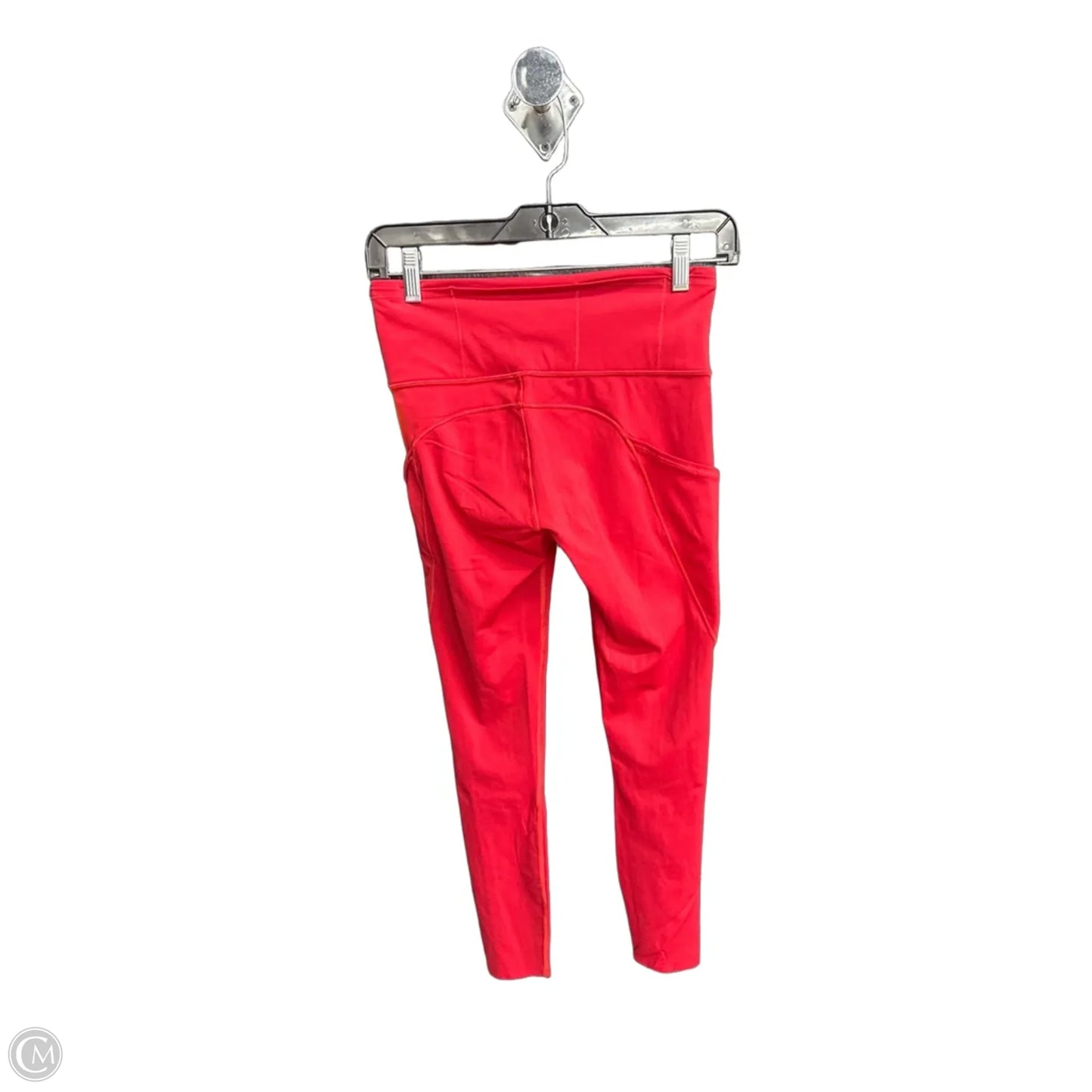 Athletic Leggings By Lululemon In Red, Size: 6