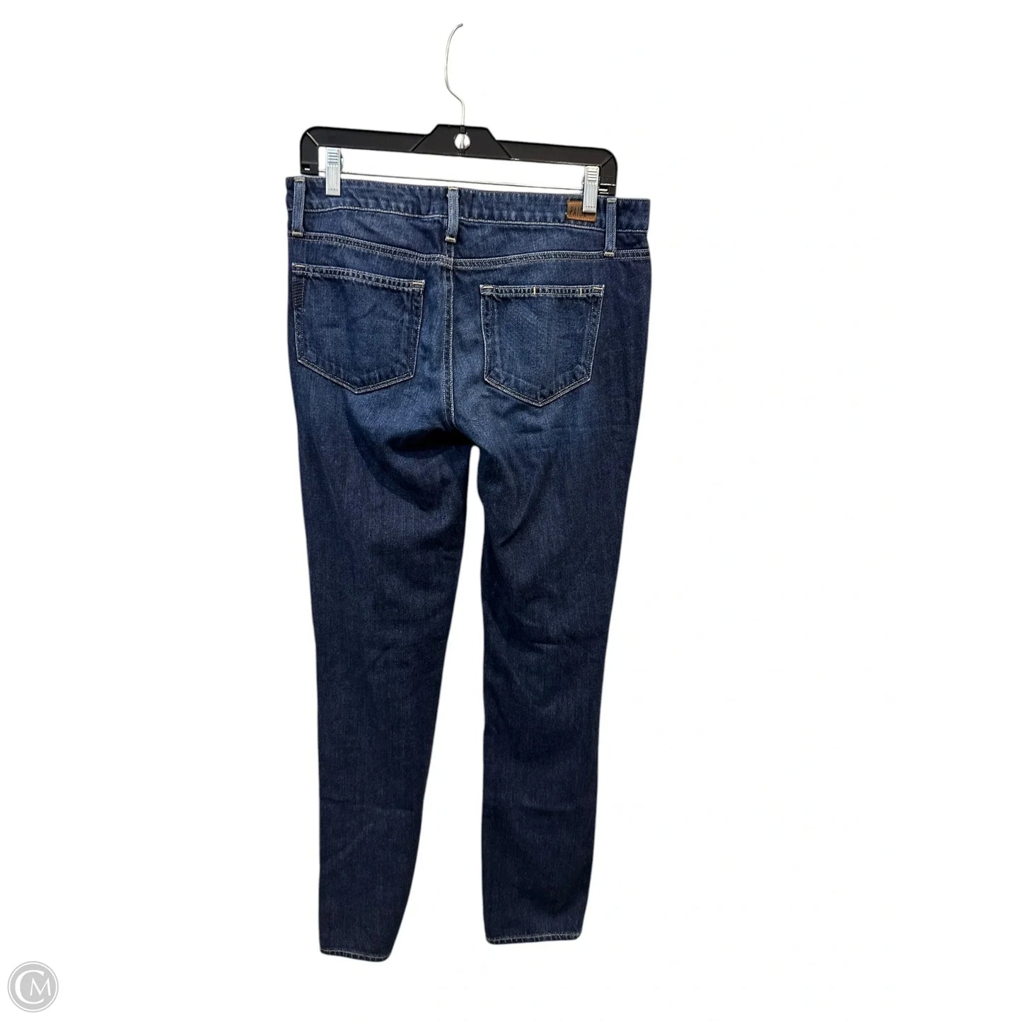 Jeans Straight By Paige In Blue Denim, Size: 4