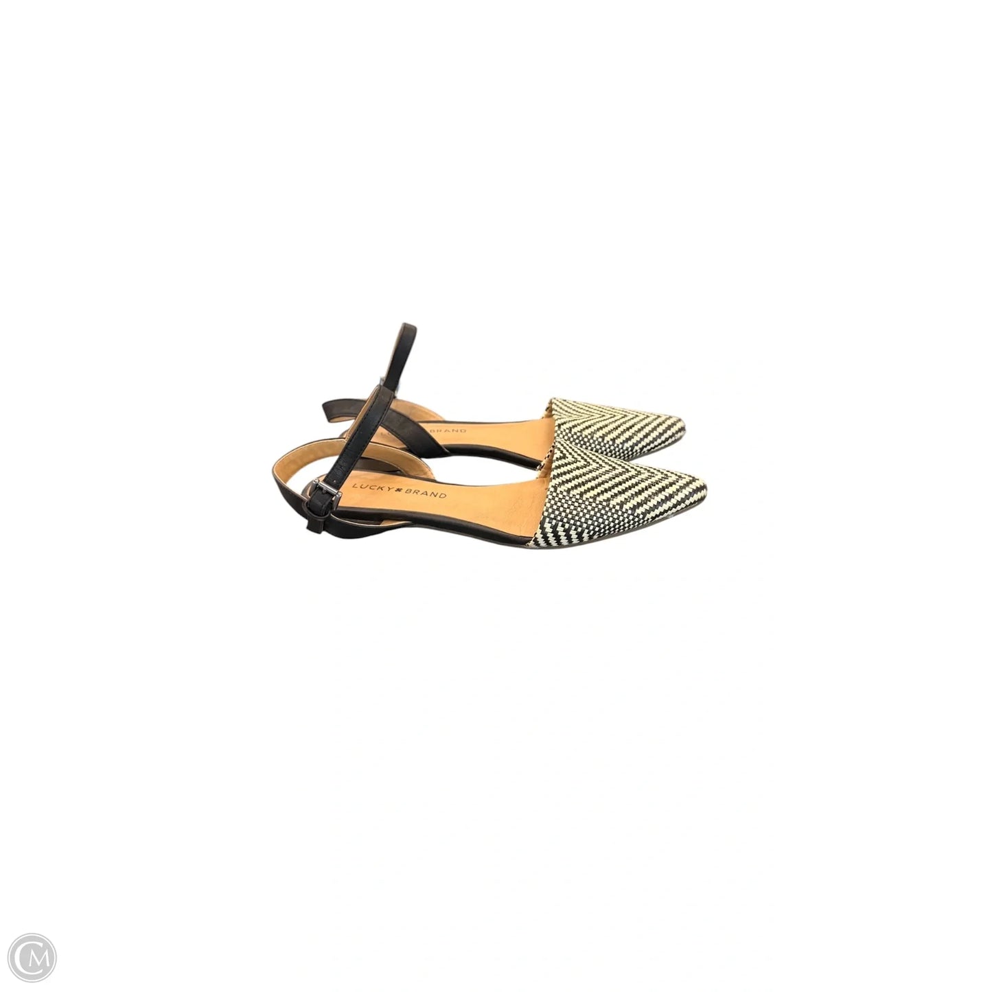 Shoes Flats By Lucky Brand In Black & White, Size: 7.5