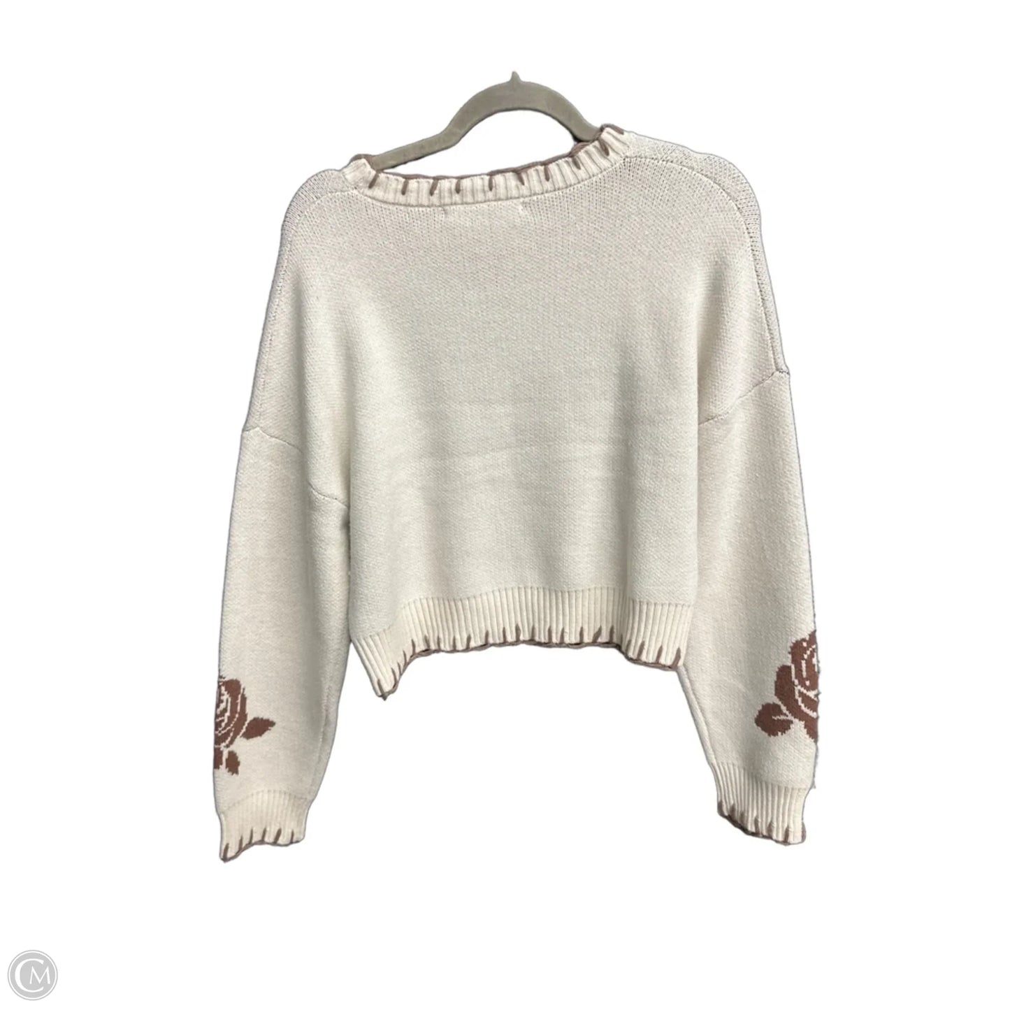 Sweater By Altard State In Brown & Cream, Size: S
