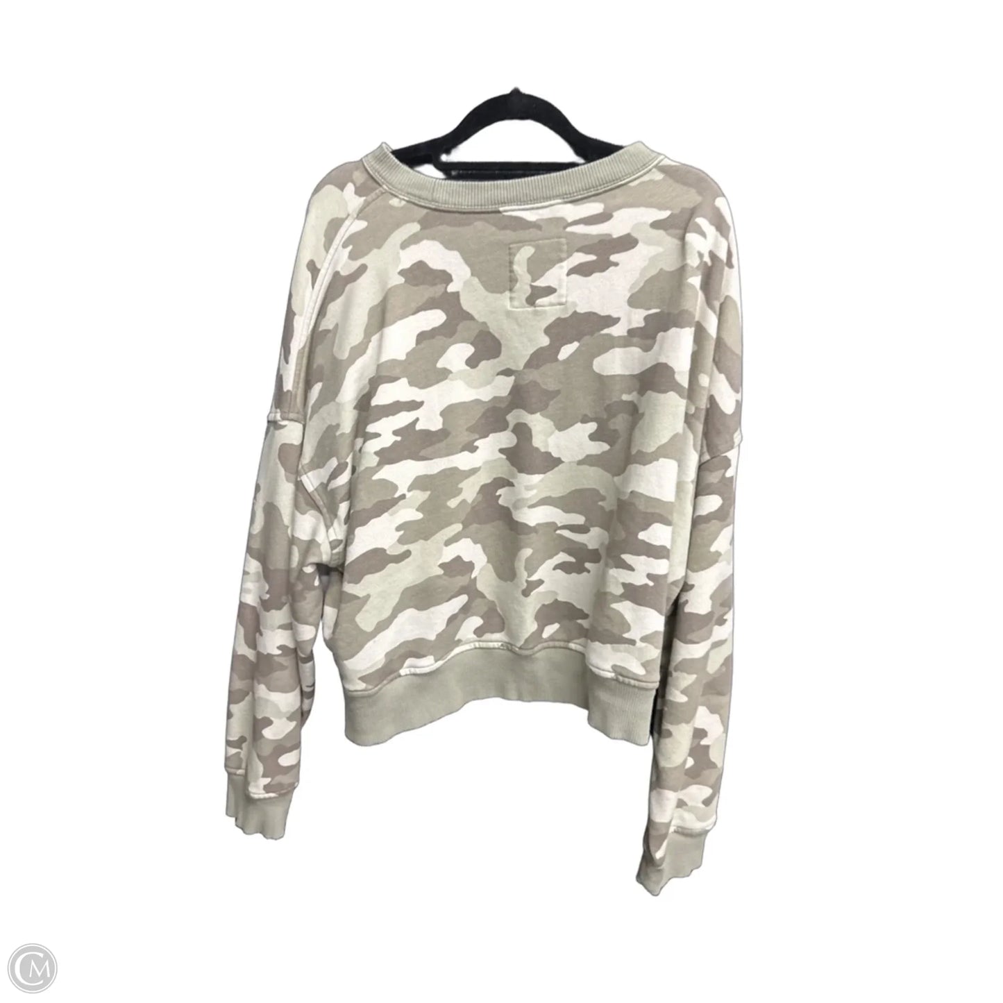 Sweatshirt Crewneck By Aerie In Camouflage Print, Size: M