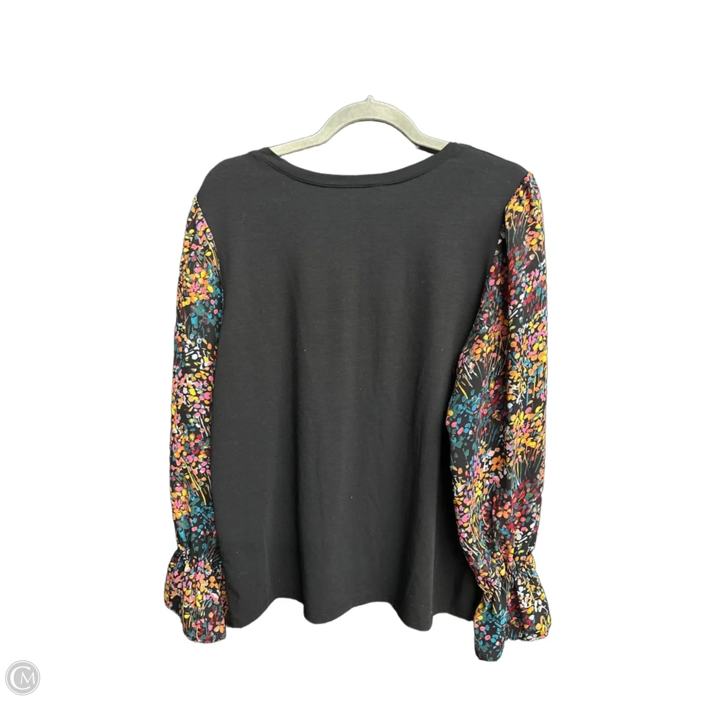 Blouse Long Sleeve By The Pioneer Woman In Black, Size: L