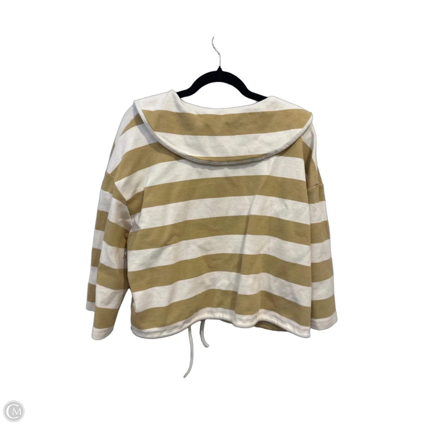 Top 3/4 Sleeve By Sunday In Brooklyn In Striped Pattern, Size: Xl