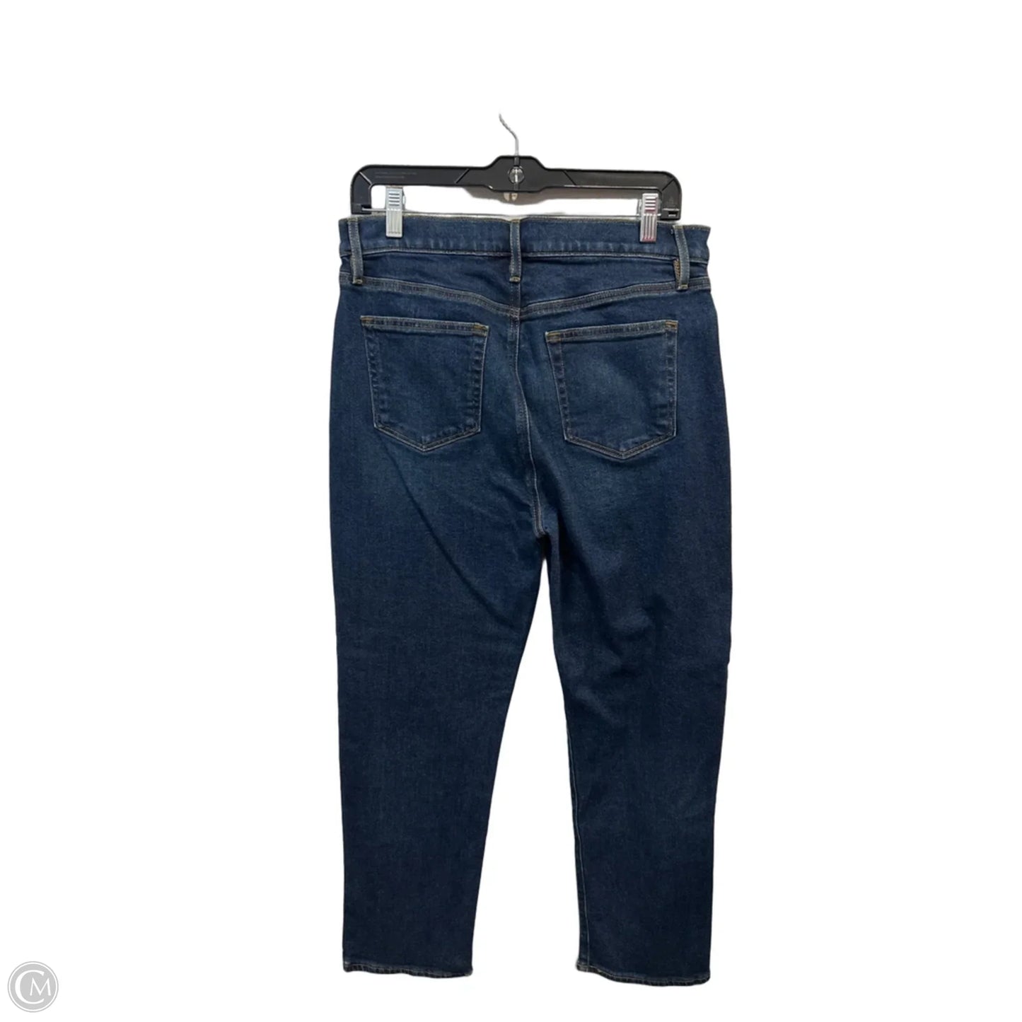 Jeans Straight By Loft In Blue Denim, Size: 10