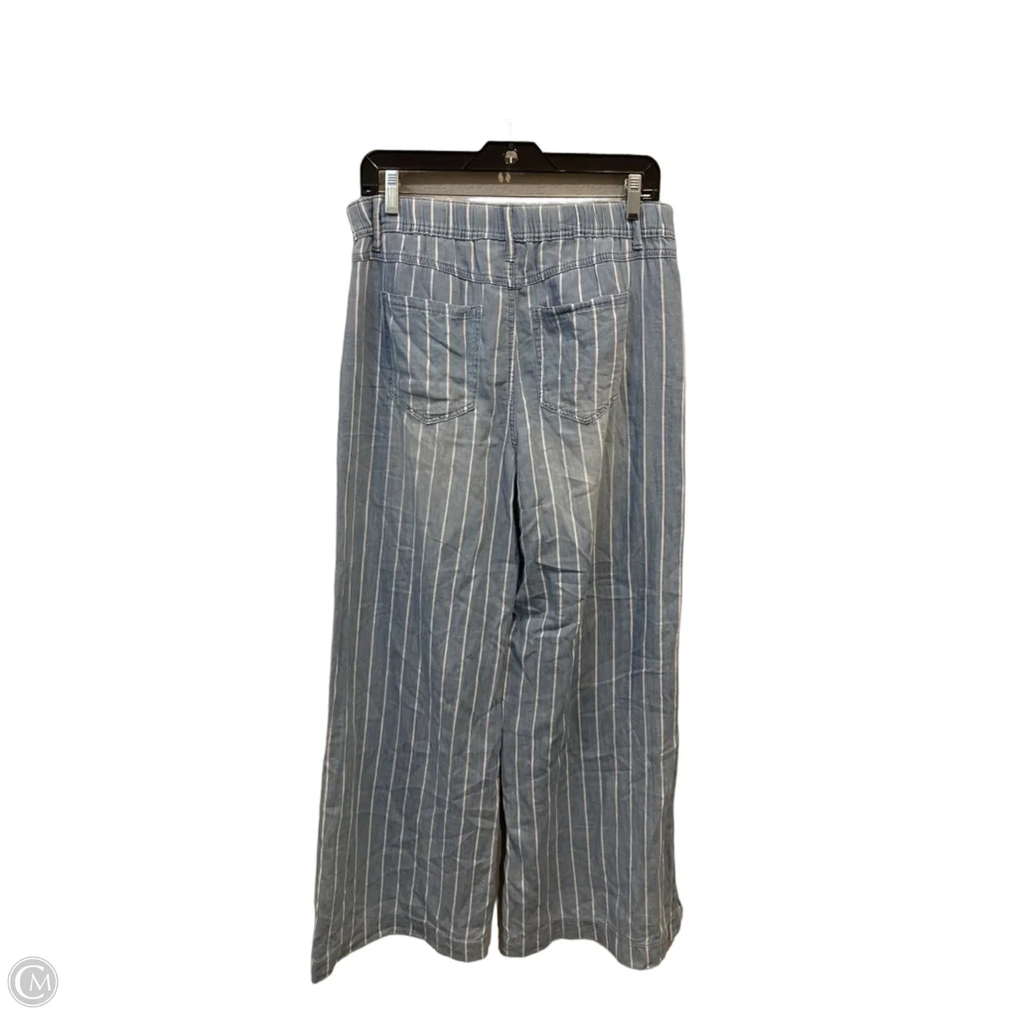 Pants Wide Leg By Cato In Striped Pattern, Size: 8