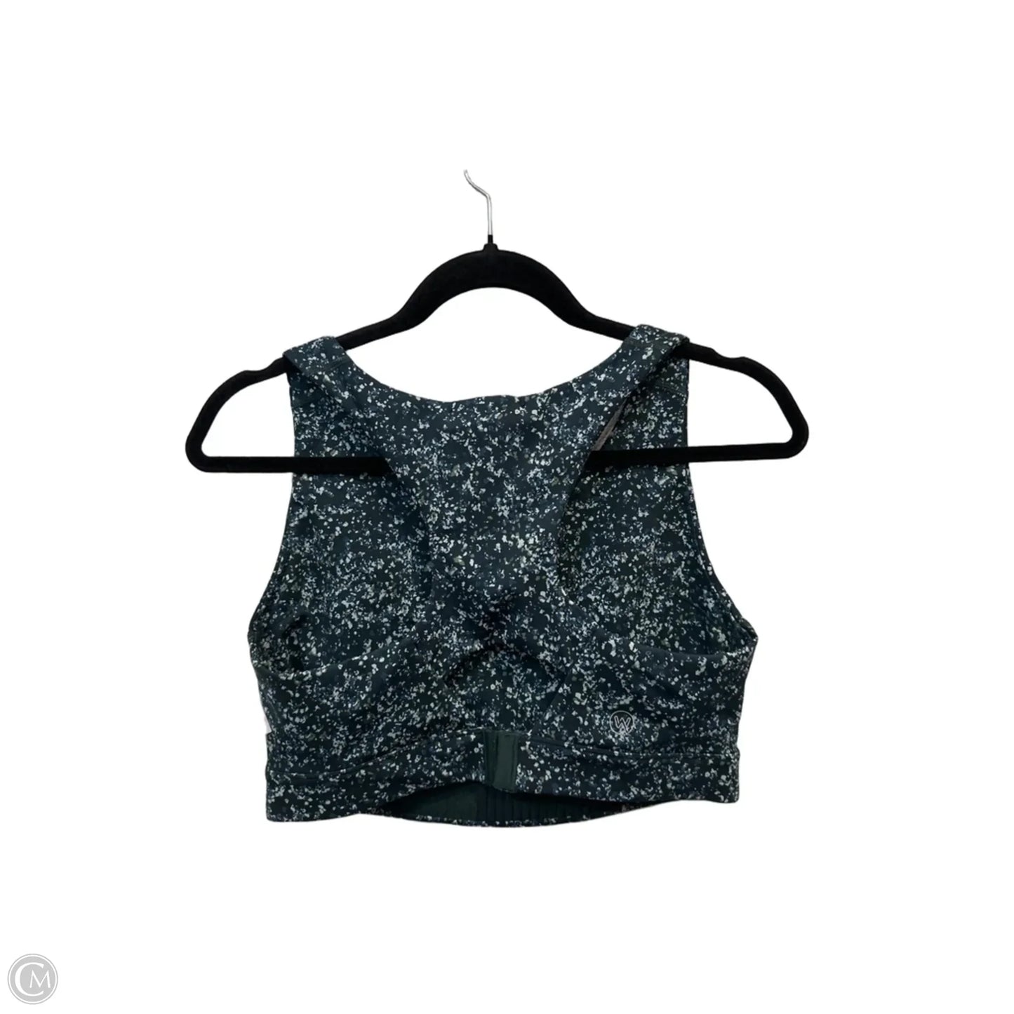 Athletic Bra By Clothes Mentor In Blue & Green, Size: L