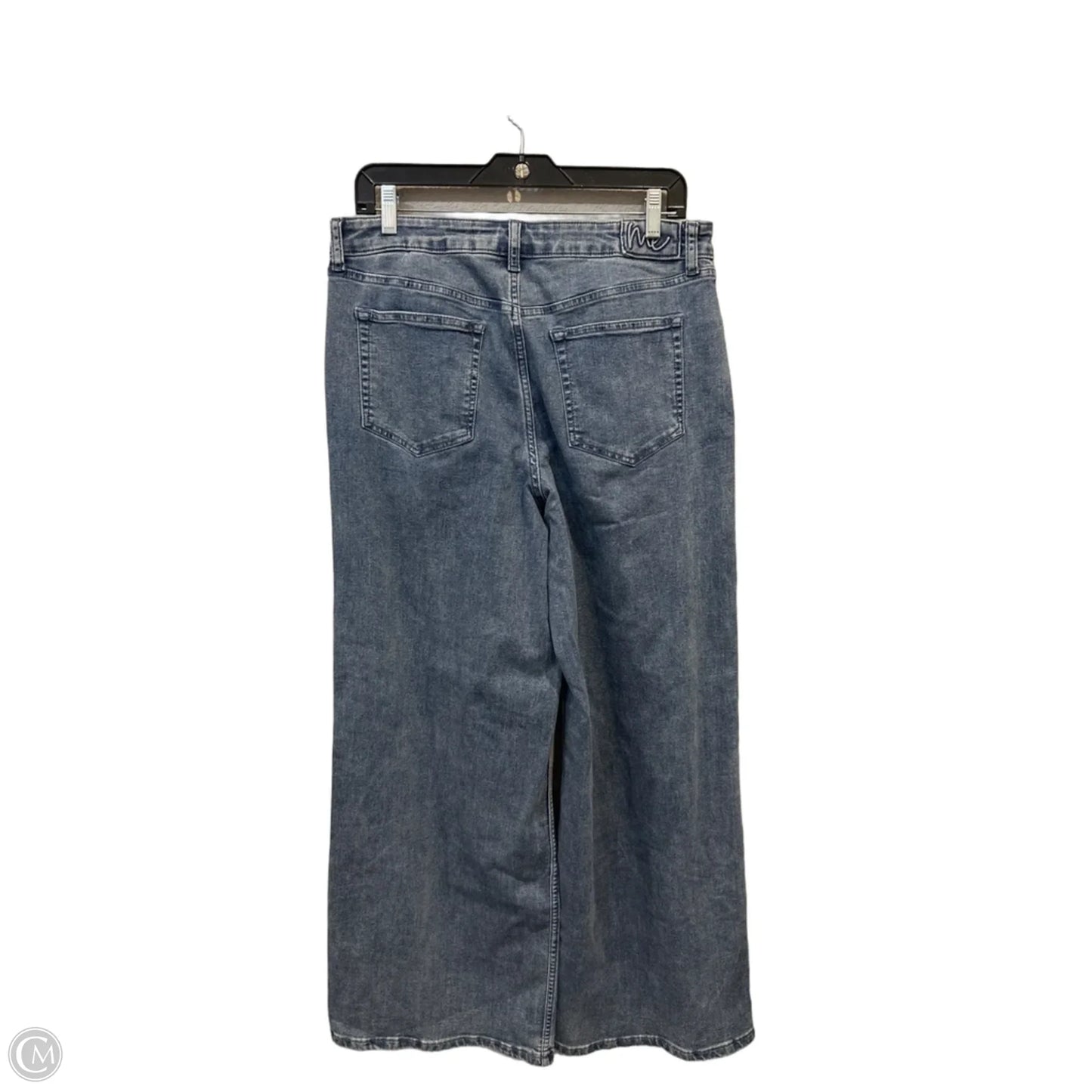 Jeans Wide Leg By Clothes Mentor In Blue Denim, Size: 12