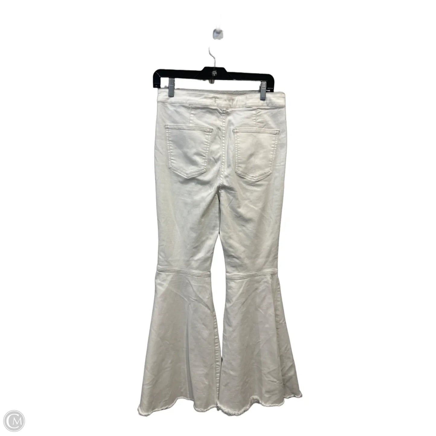 Jeans Flared By We The Free In White Denim, Size: 8