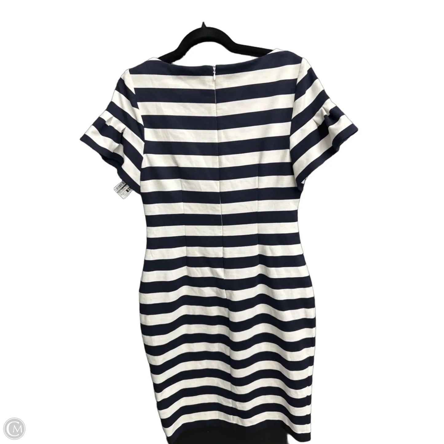 Dress Casual Midi By Eliza J In Striped Pattern, Size: 12