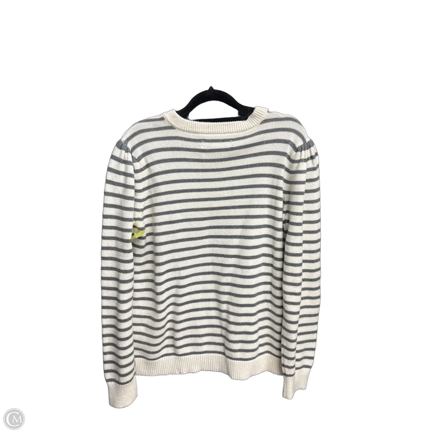 Sweater By Loft In Striped Pattern, Size: L